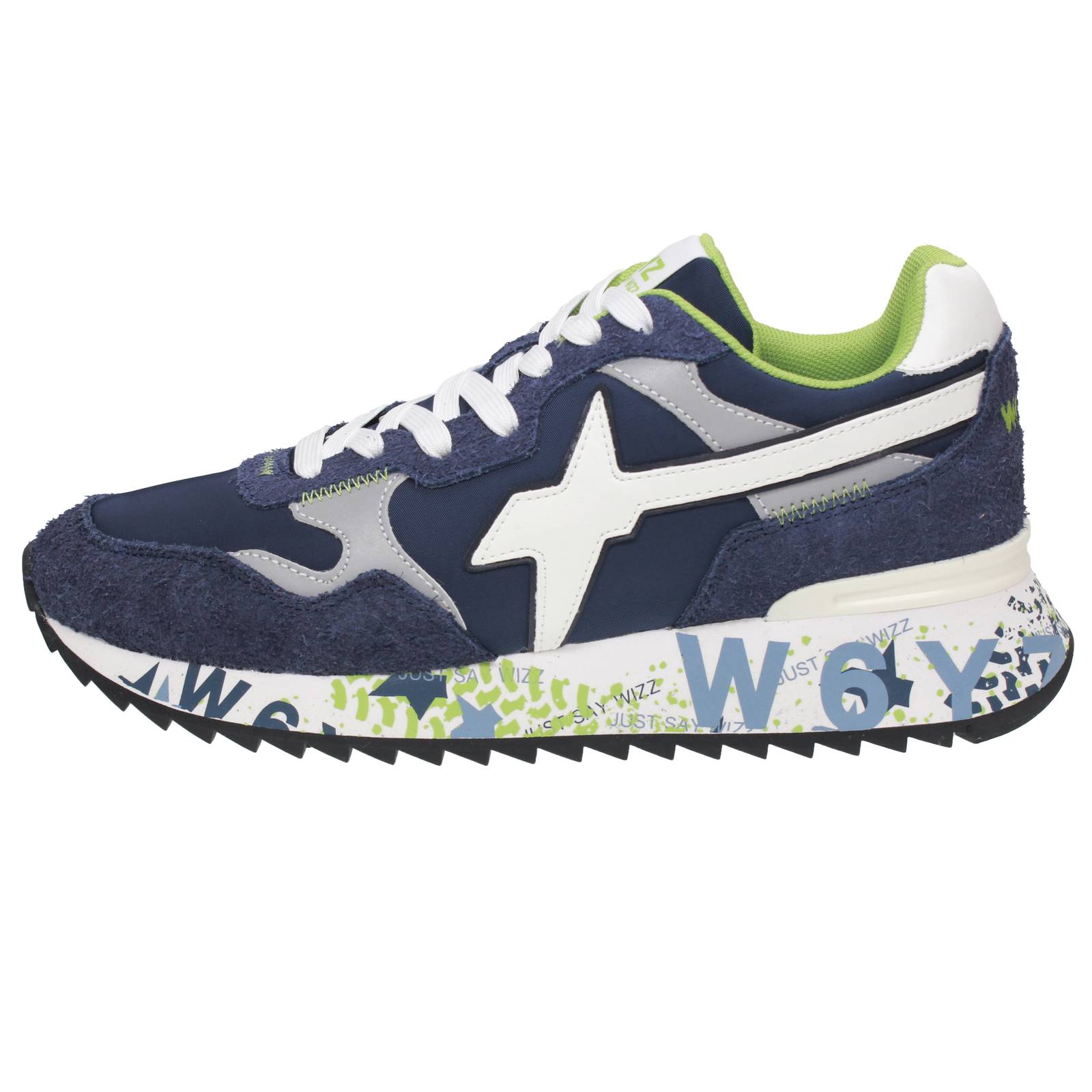 W6YZ Wizz Yak - Sneakers en daim Homme bleu Photo 3