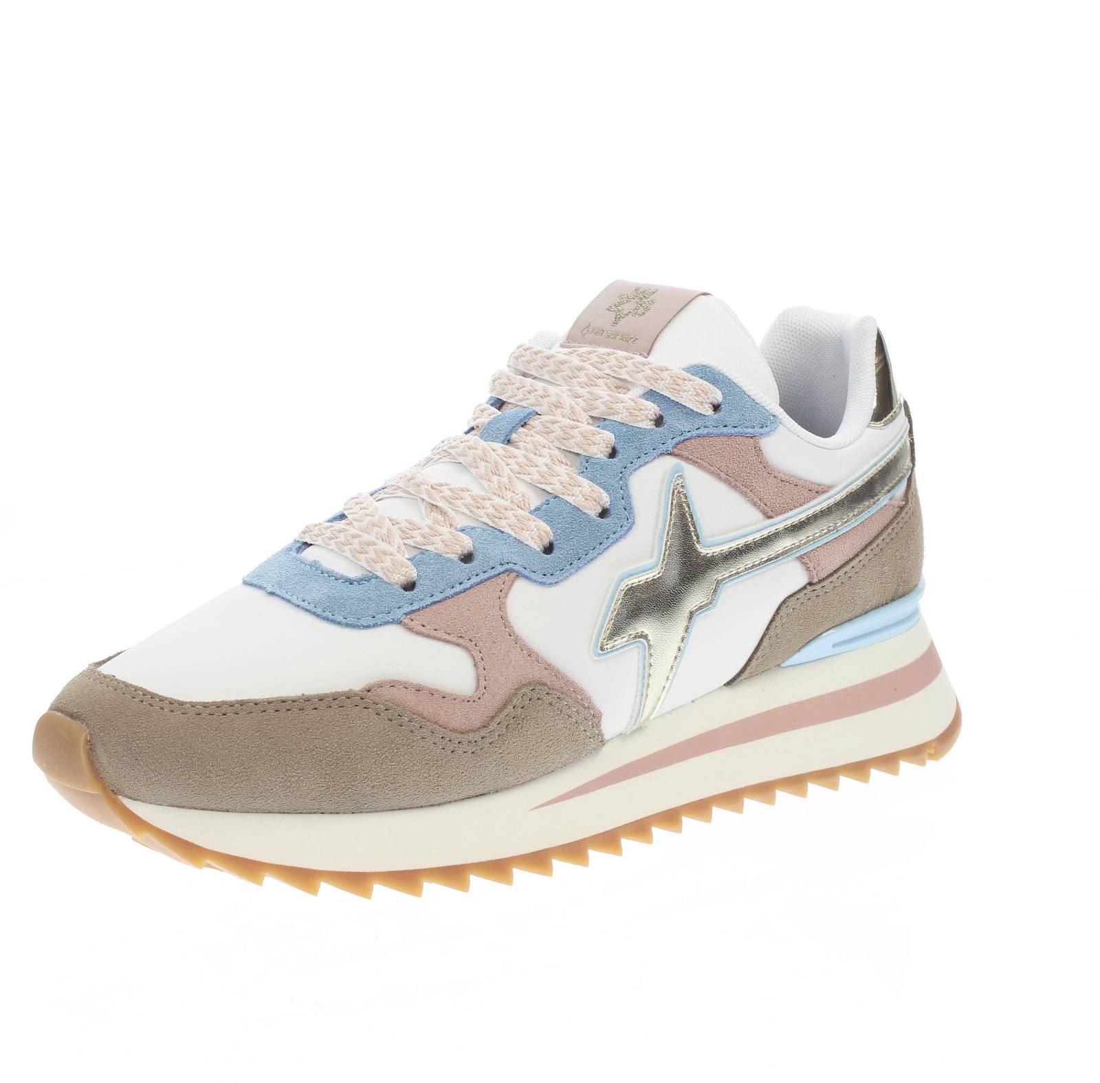 W6yz Wizz Yak - Кроссовки из замши и нейлона бежевого цвета - Кроссовки Donna Scarpe