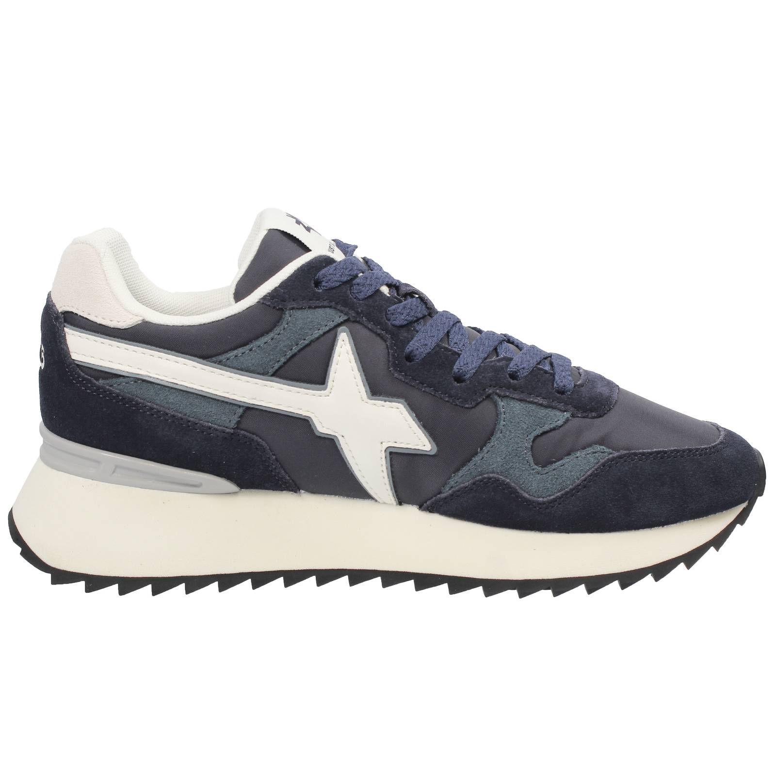 W6YZ Wizz Yak - Sneakers en daim et nylon Homme bleu Photo 2
