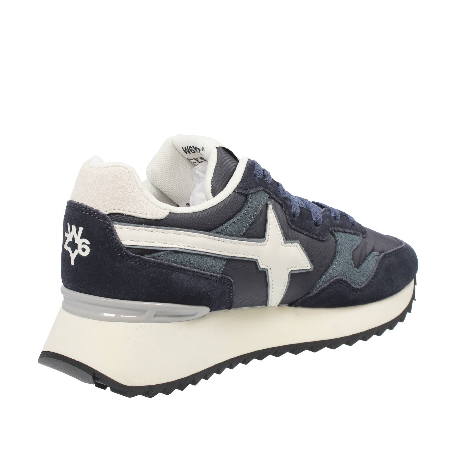 W6YZ Wizz Yak - Sneakers en daim et nylon Homme bleu Photo 4