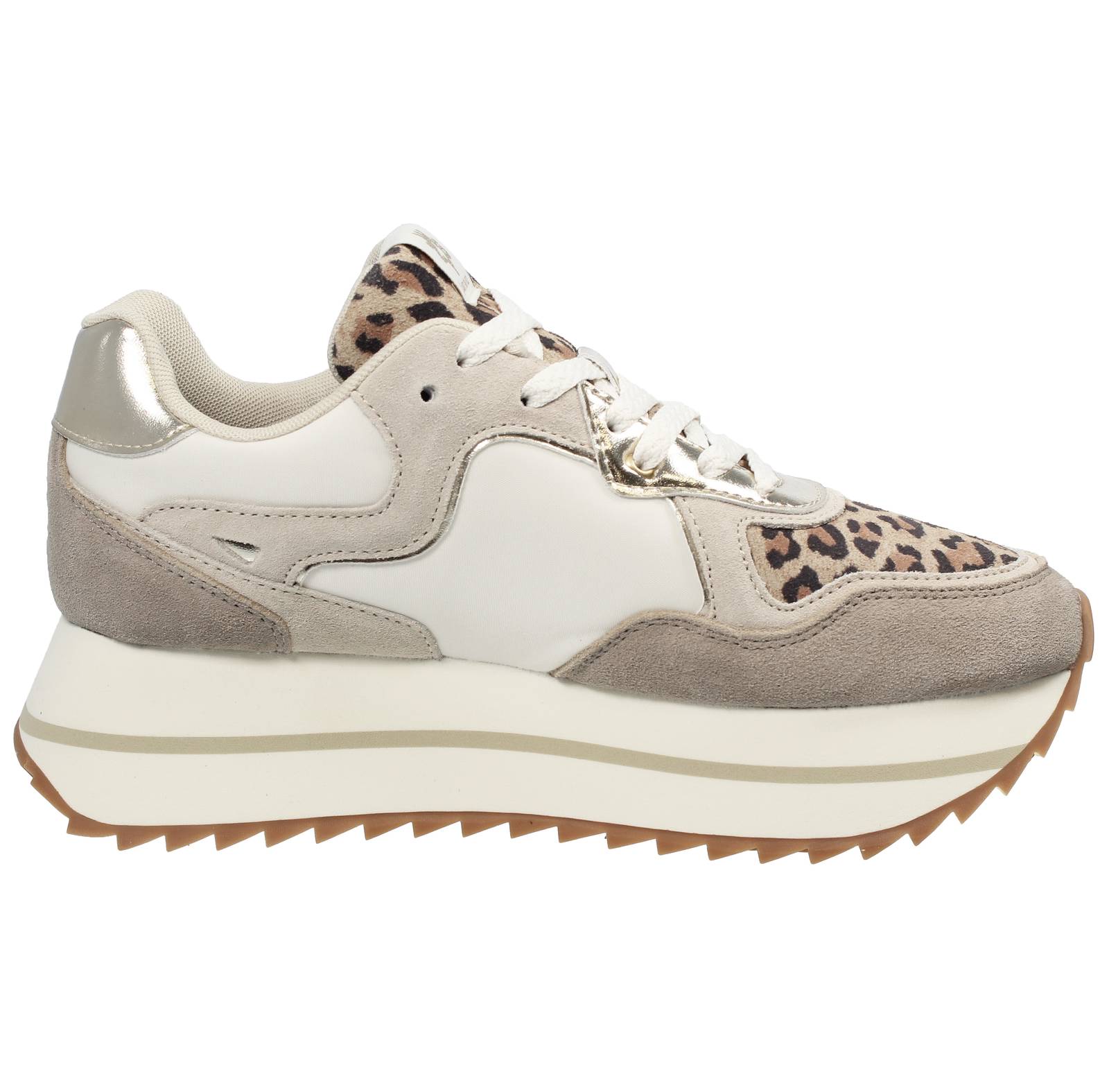 W6YZ Dewa w - Sneakers à plateforme en daim Femme sable Photo 2