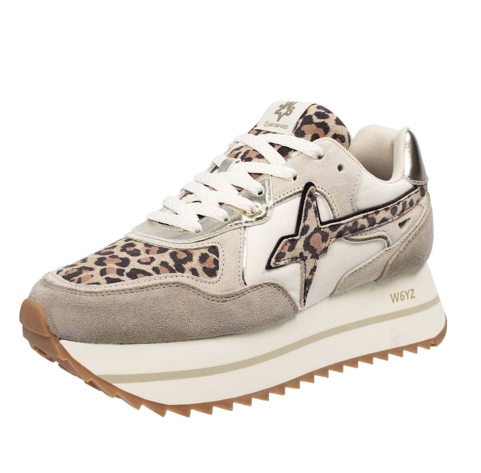 W6yz Wizz Yak - Кроссовки на платформе из замши Sabbia - Кроссовки Donna Scarpe