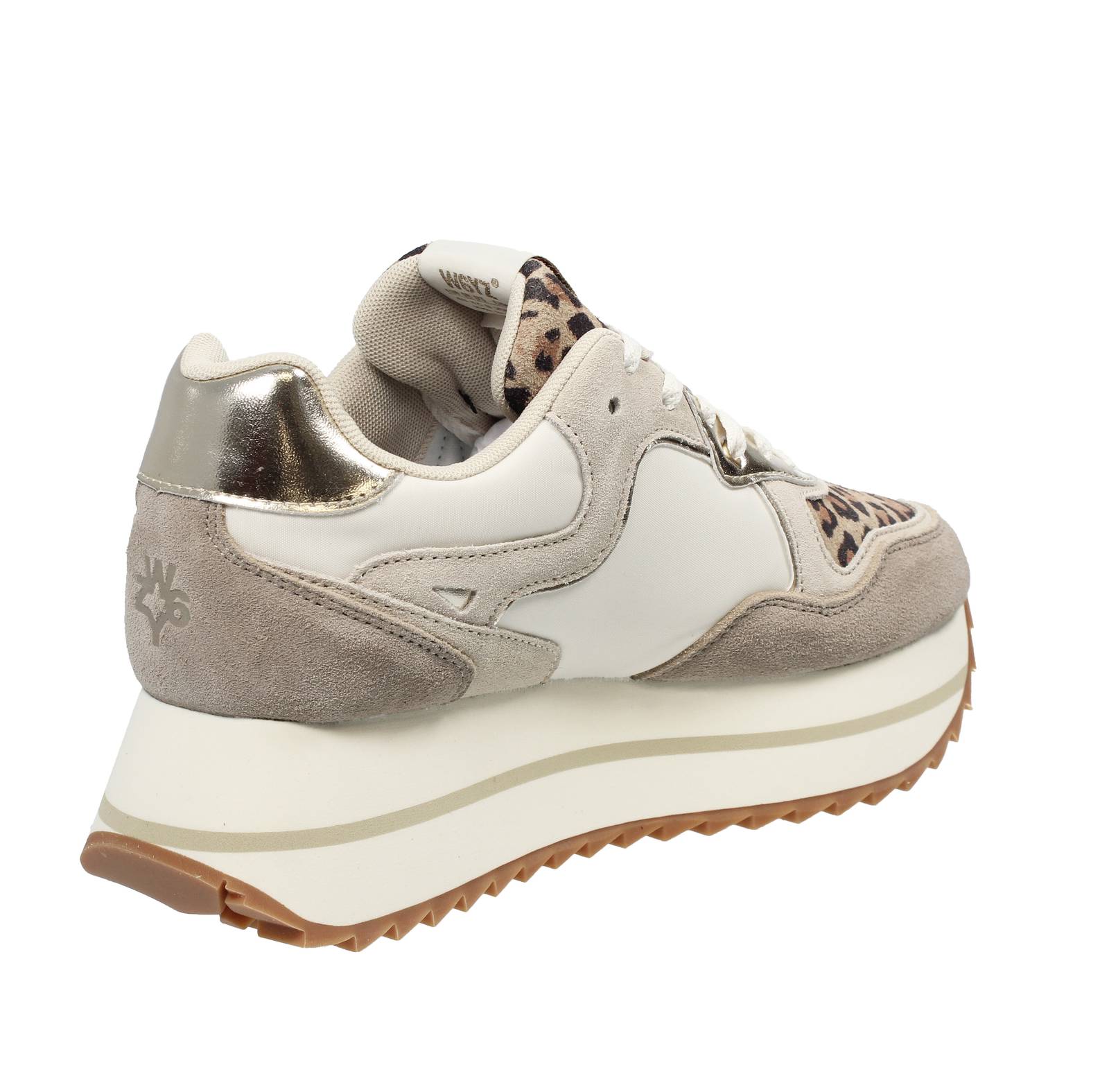 W6YZ Dewa w - Sneakers à plateforme en daim Femme sable Photo 4