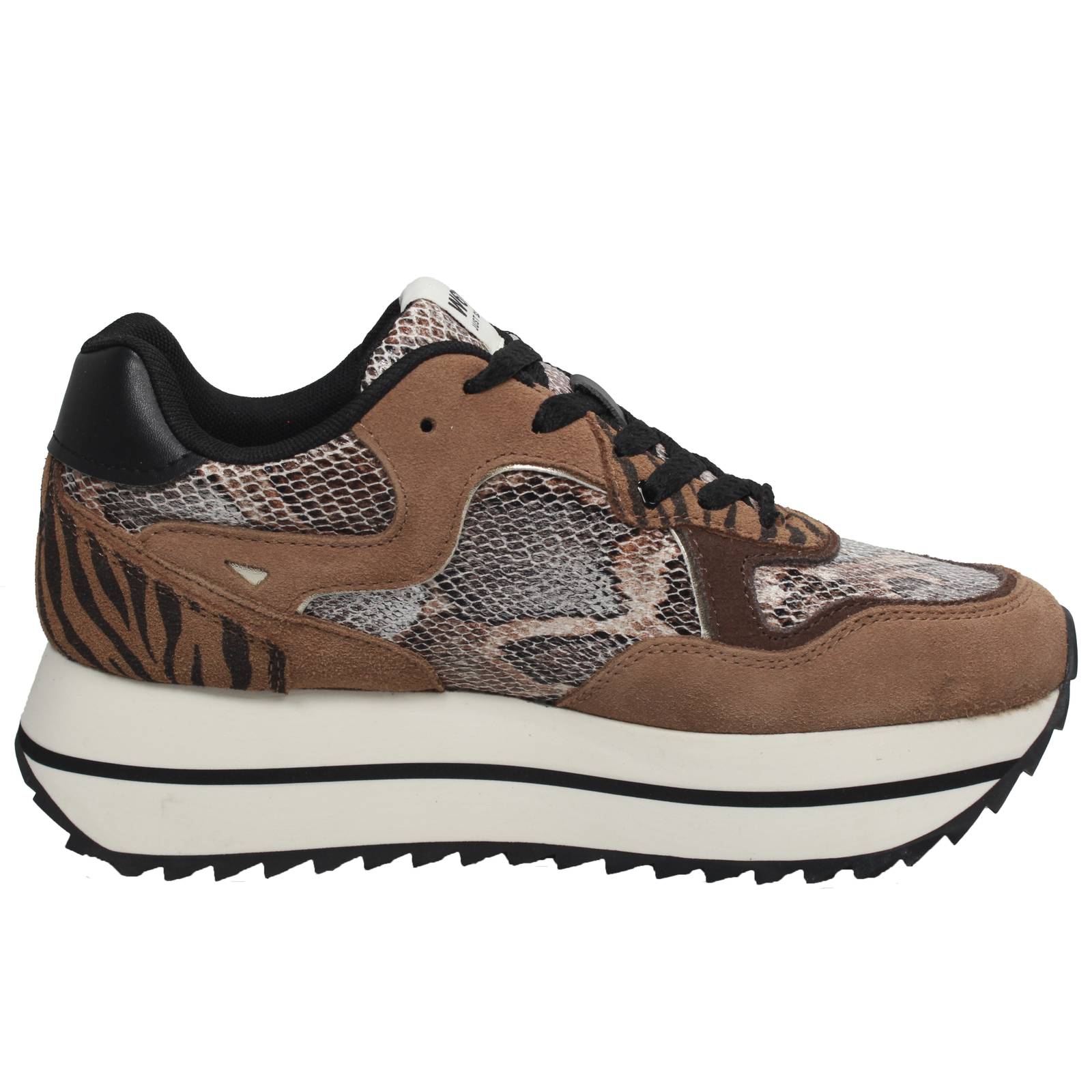 W6YZ Dewa w - Sneakers à plateforme en daim Femme marron Photo 2