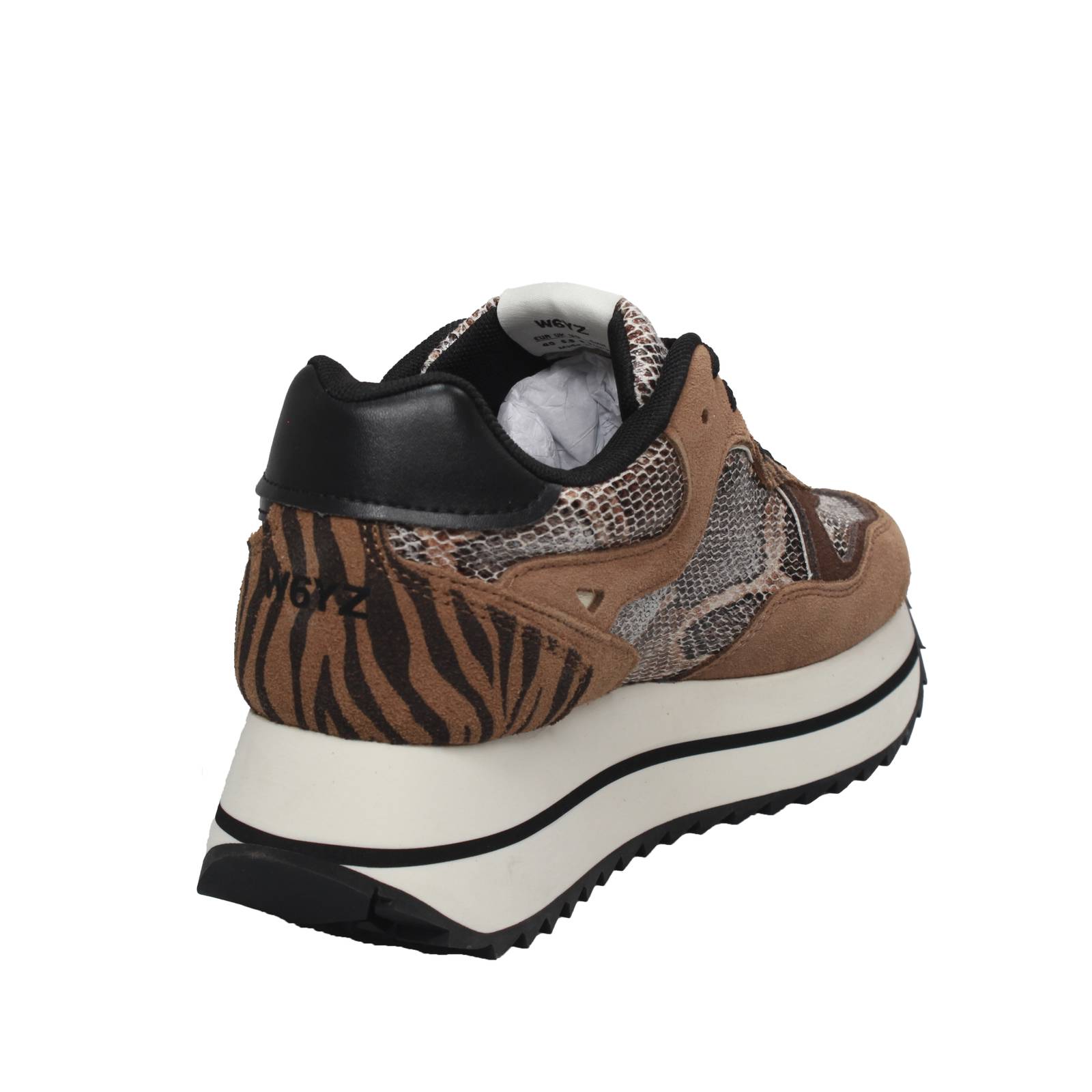 W6YZ Dewa w - Sneakers à plateforme en daim Femme marron Photo 4