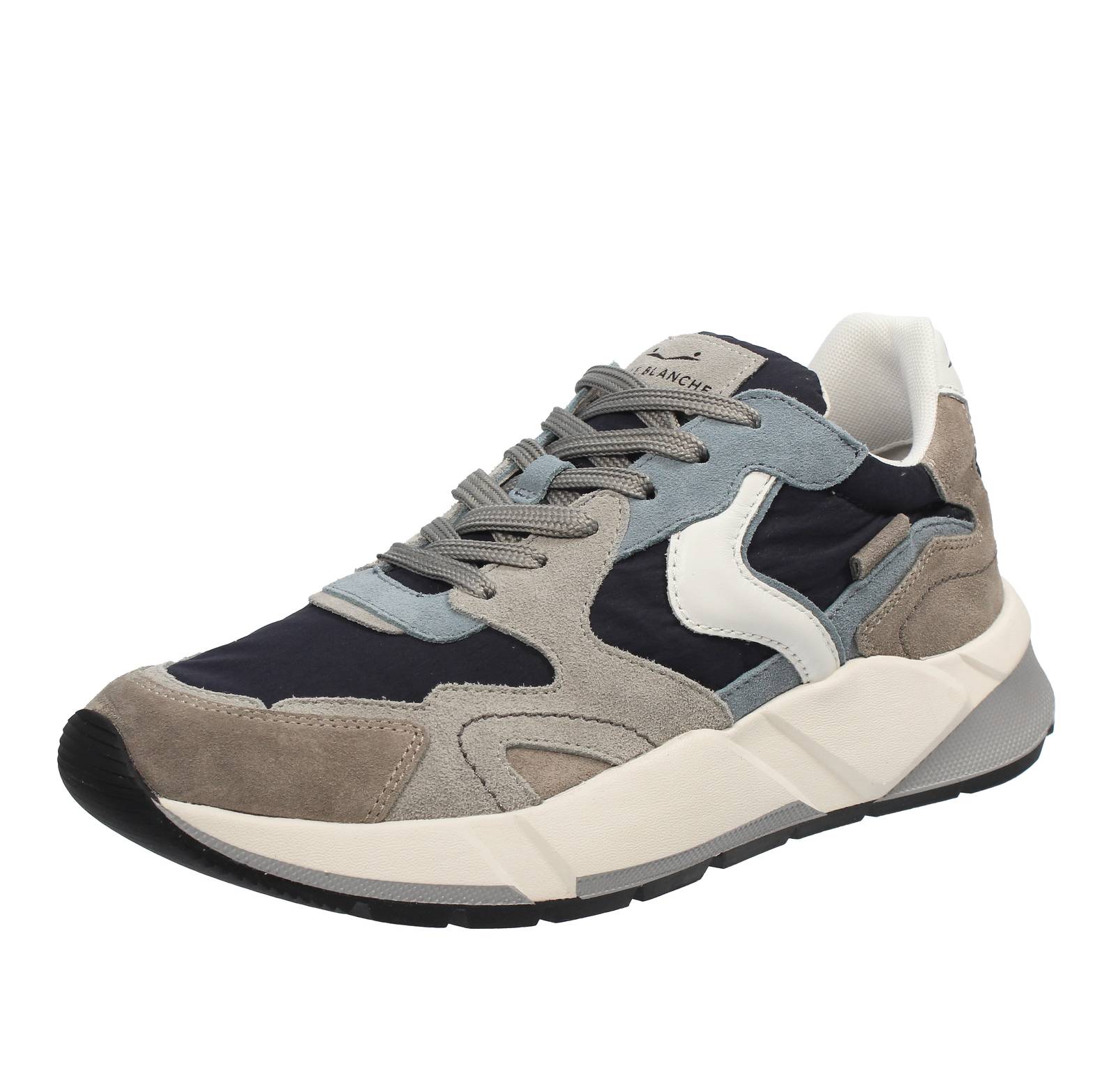 Voile Blanche Club 19 - Кроссовки из замши синего цвета - Повседневные кроссовки Uomo Scarpe 40590₽