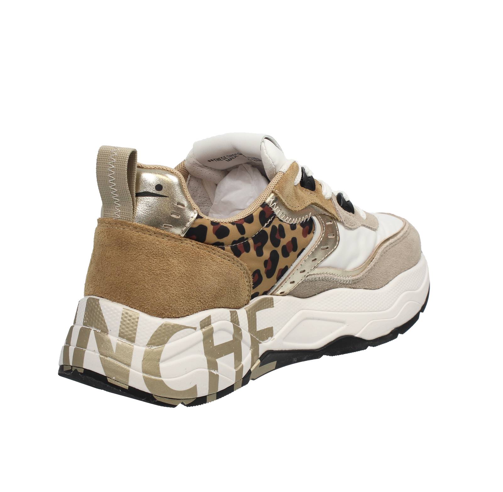VOILE BLANCHE Club 105 - Plateau-Sneakers aus Wildleder Damen sandfarben Foto 4
