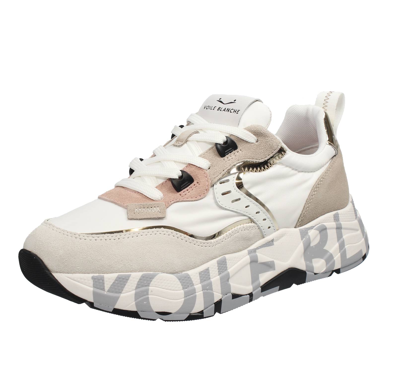 Voile Blanche Club 105 - Кроссовки на платформе из бежевой замши - Donna Scarpe 41190₽