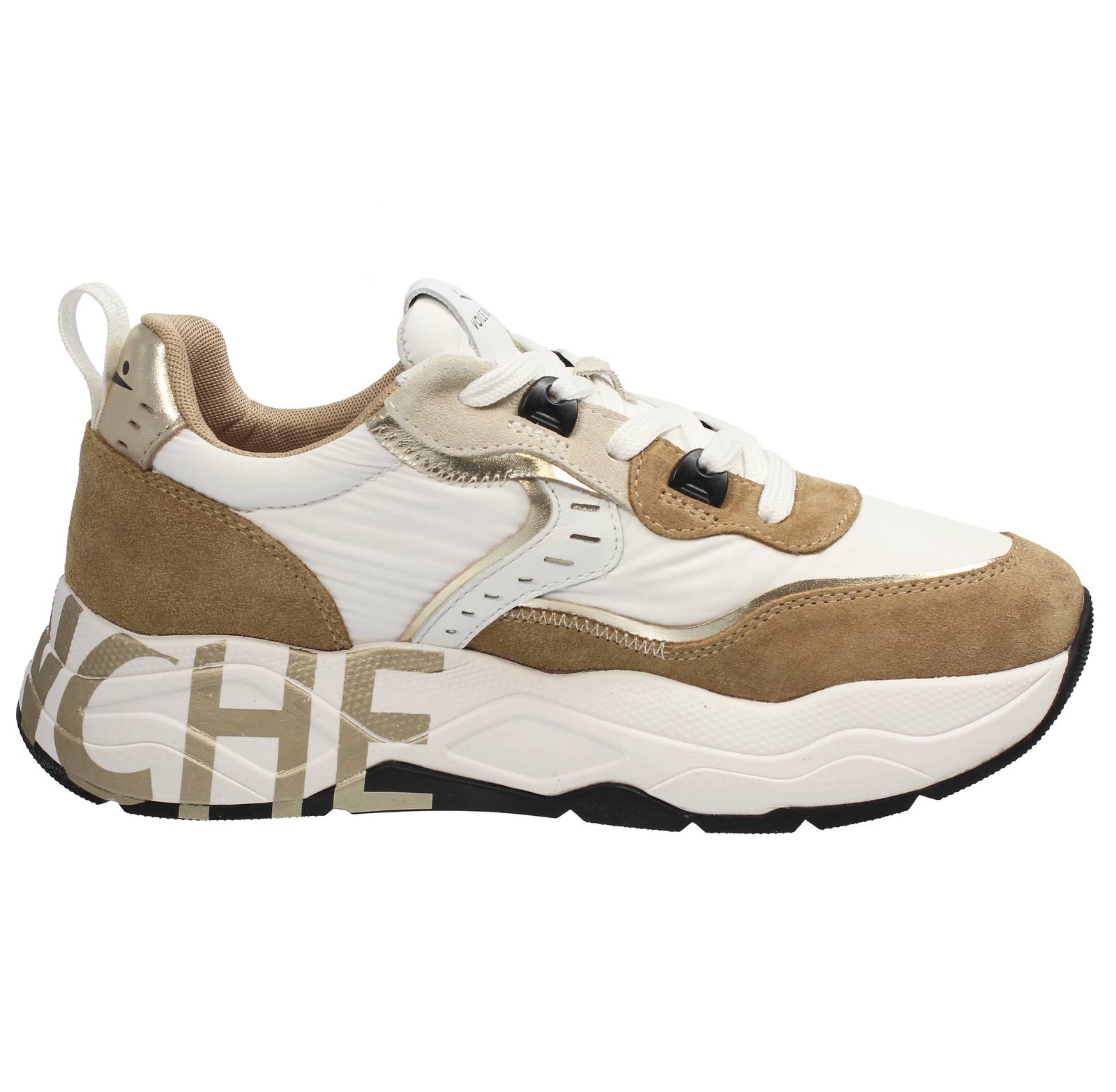 VOILE BLANCHE Club 105 - Sneakers platform in Suede Donna multicolore Foto 2