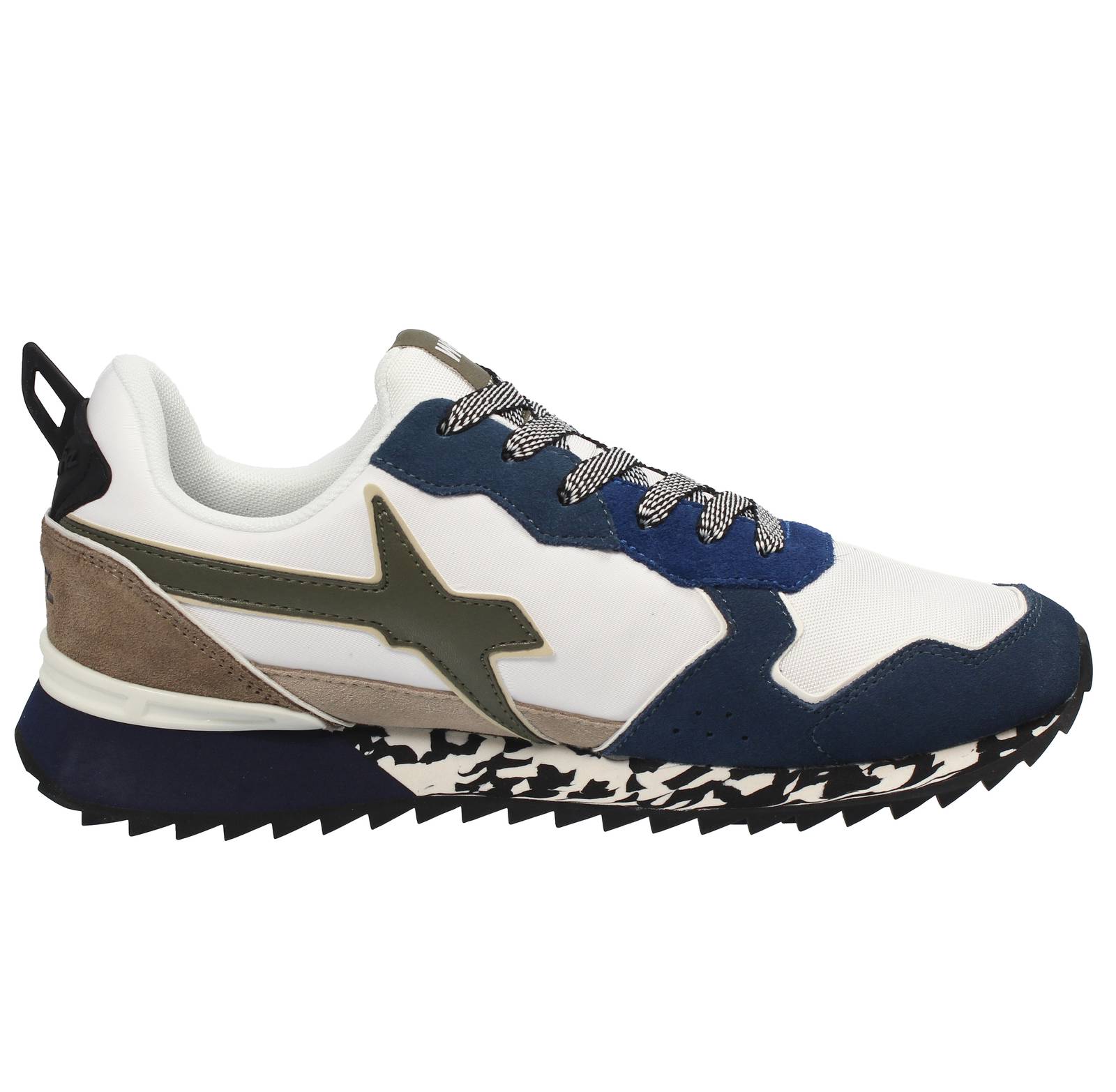 W6YZ Wizz Jet - Suede and Nylon Sneakers Man white Photo 2