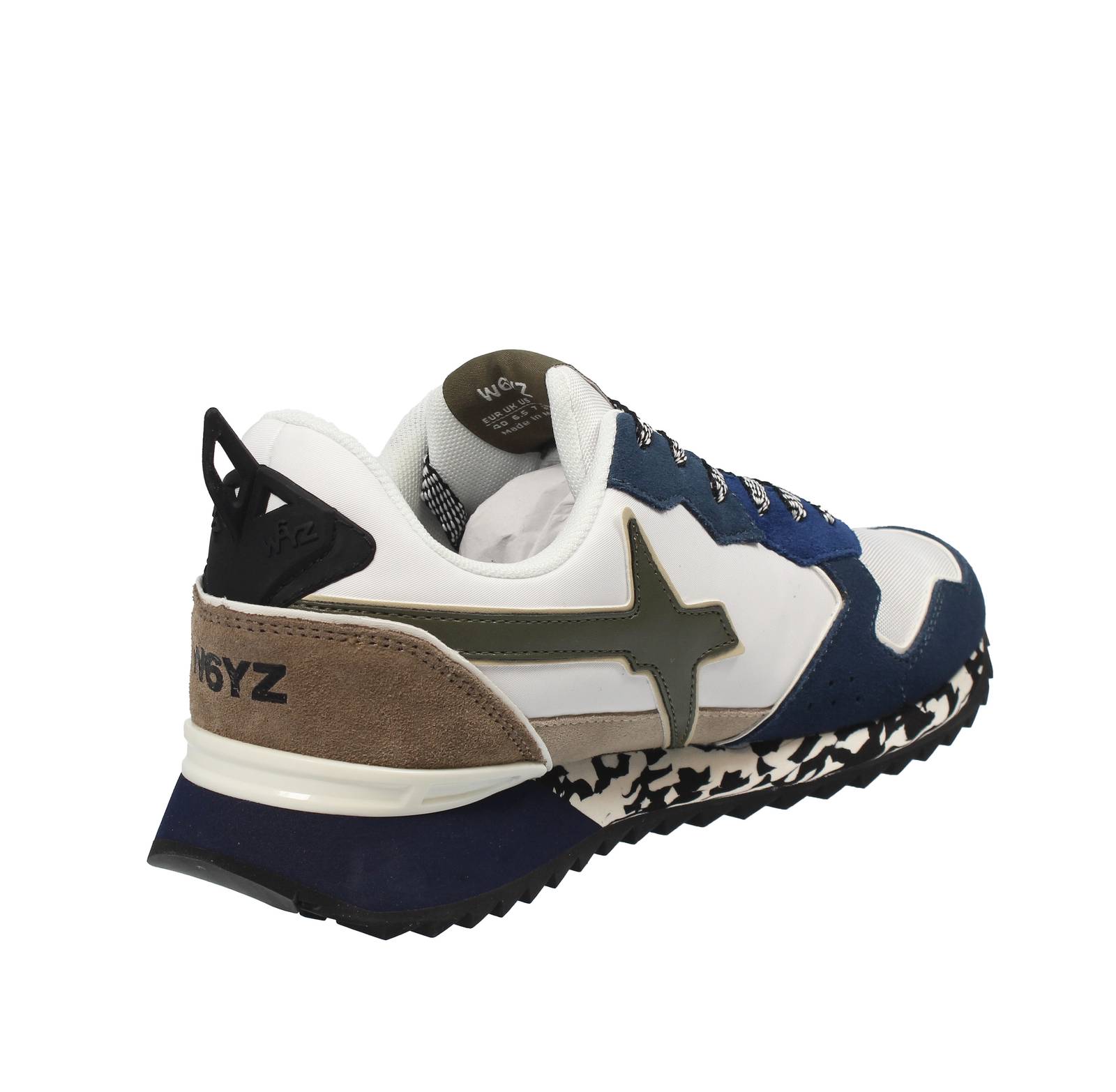 W6YZ Wizz Jet - Suede and Nylon Sneakers Man white Photo 4