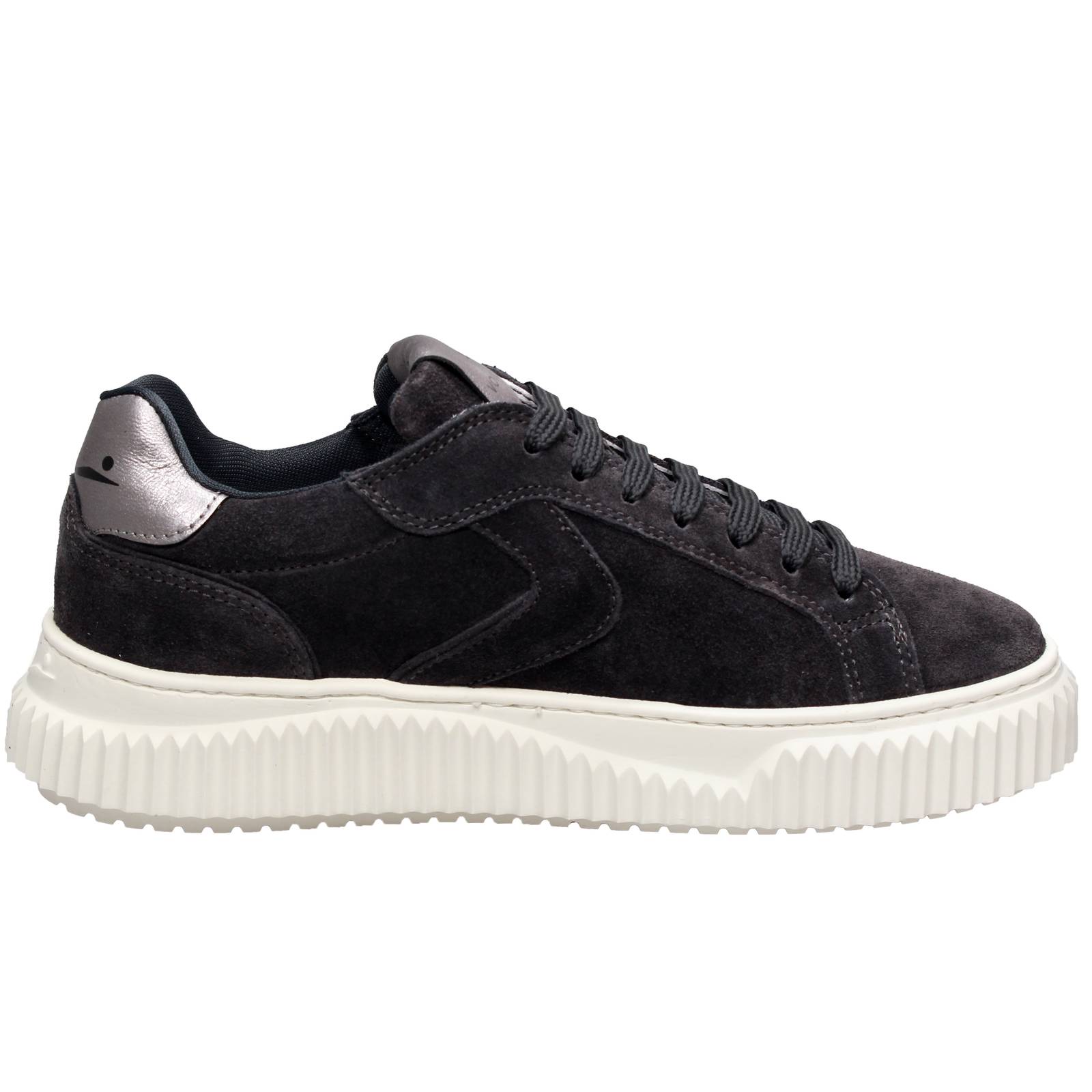 VOILE BLANCHE Lipari - Sneakers Platform in Suede Donna grigio Foto 2