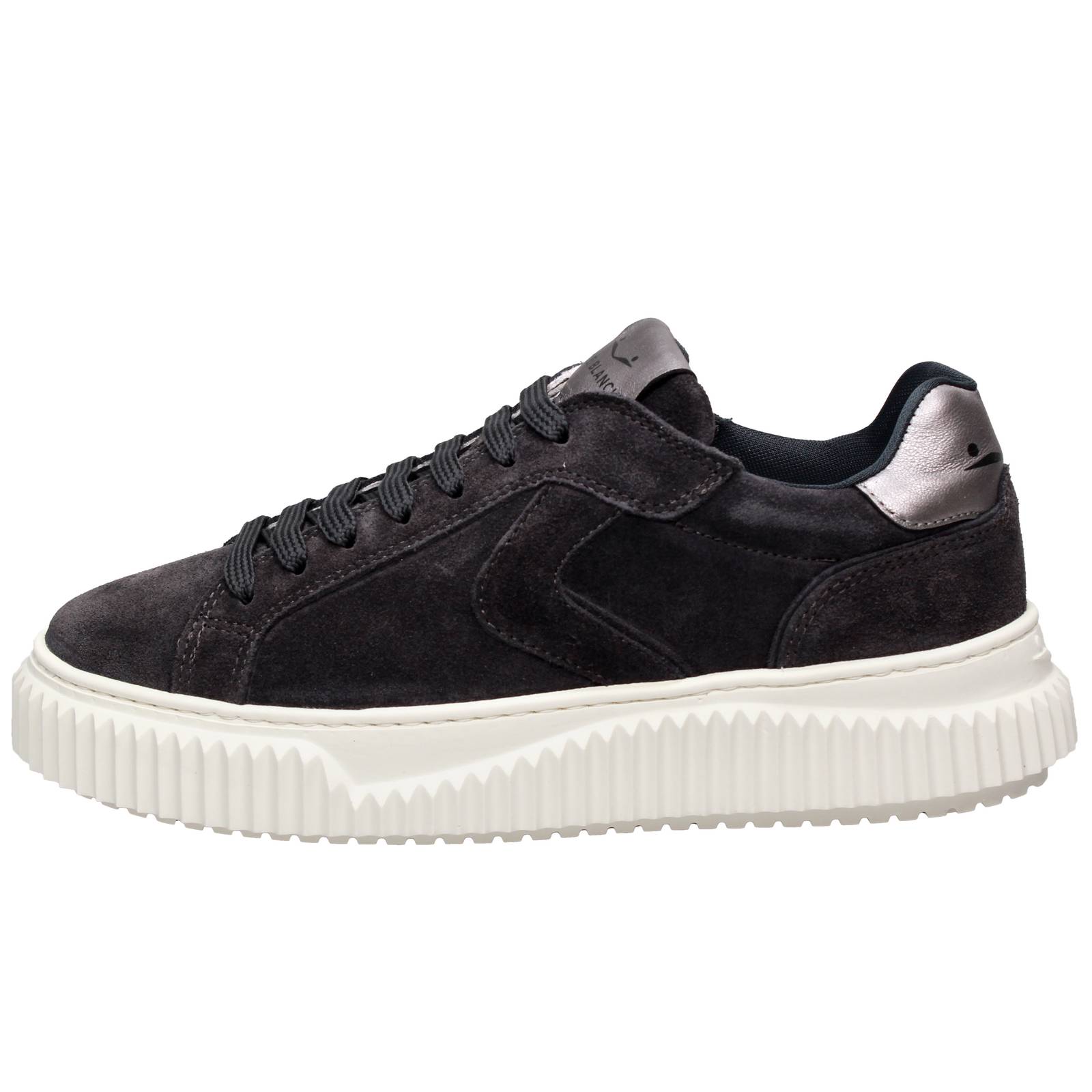 VOILE BLANCHE Lipari - Sneakers Platform in Suede Donna grigio Foto 3