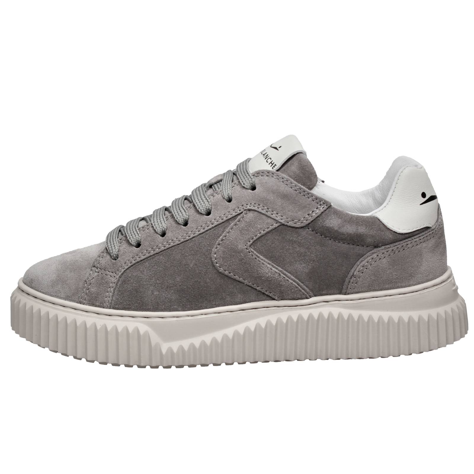 VOILE BLANCHE Lipari - Sneakers Platform in Suede Donna grigio Foto 3
