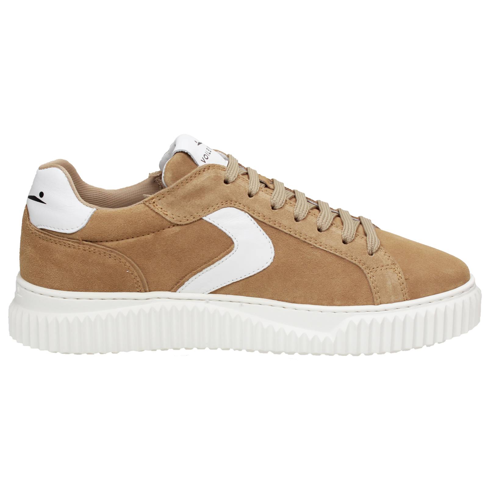 VOILE BLANCHE Lipari - Sneakers Platform in Suede Donna sabbia Foto 2