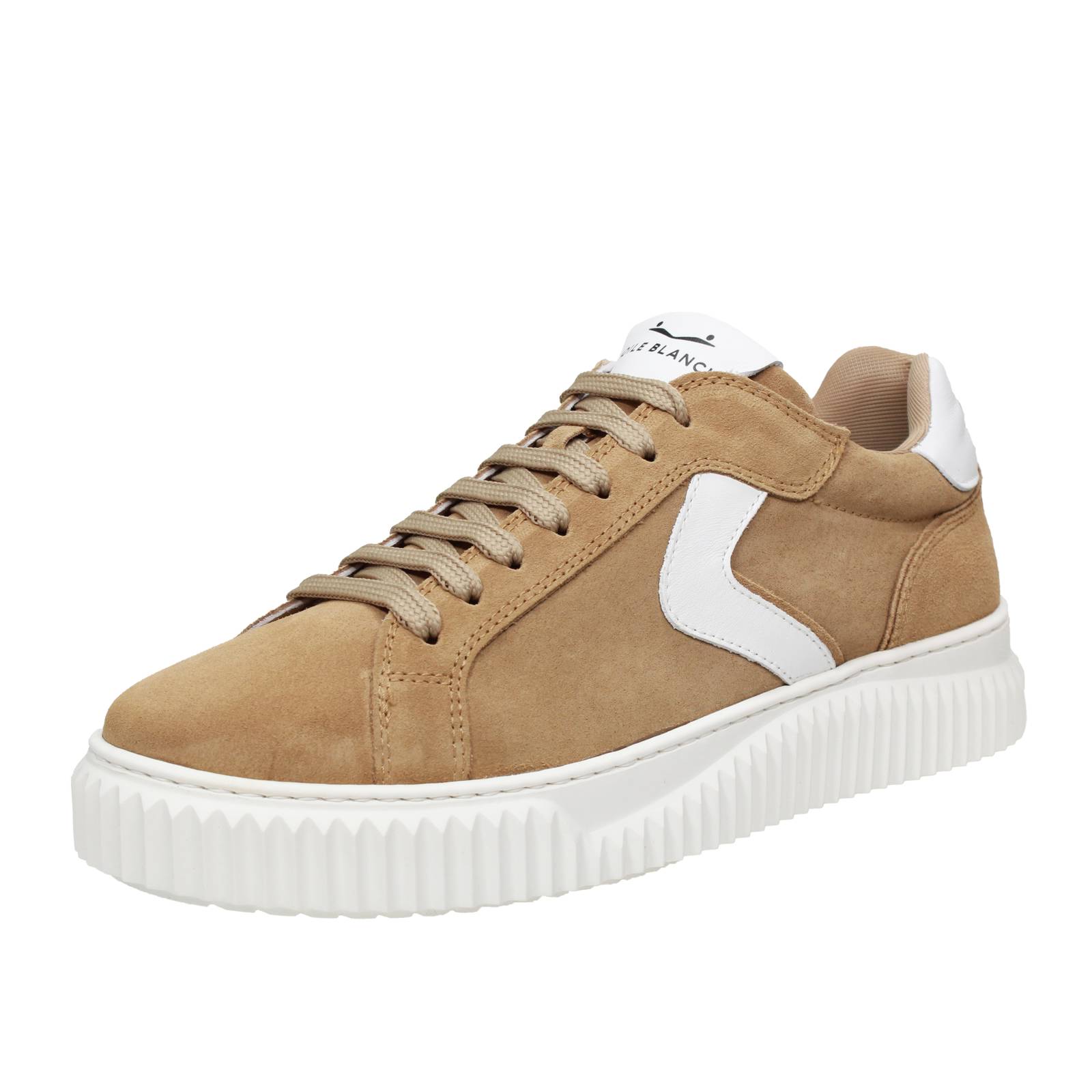 VOILE BLANCHE Lipari - Plateau-Sneakers aus Wildleder Damen sandfarben