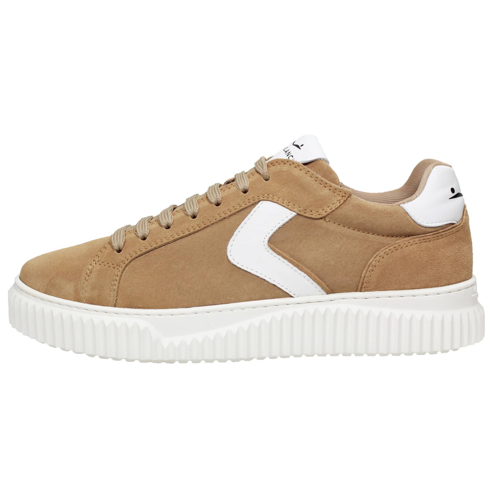 VOILE BLANCHE Lipari - Sneakers Platform in Suede Donna sabbia Foto 3