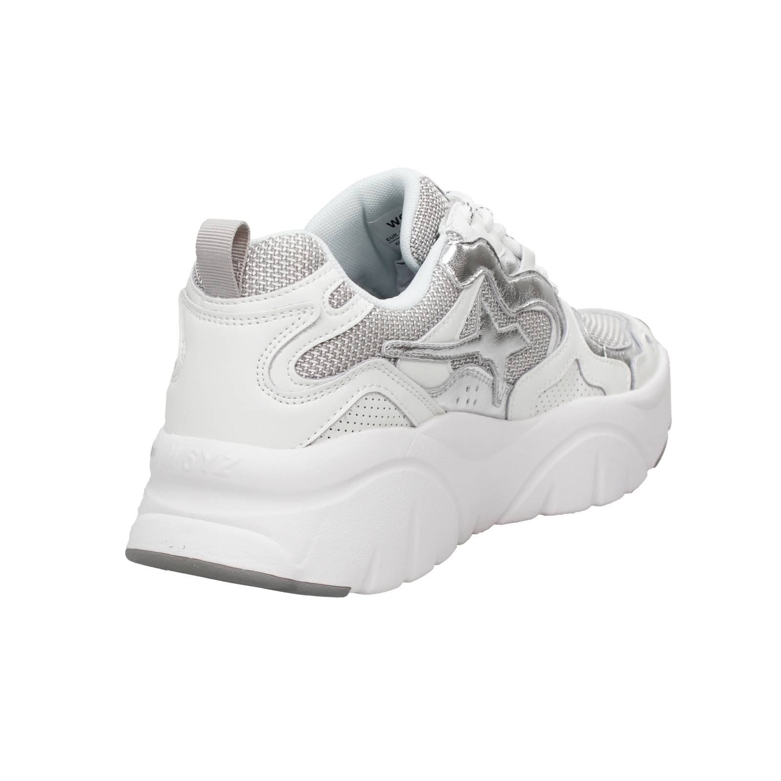 W6YZ Mia - Sneakers in Pelle e mesh Donna bianco Foto 4