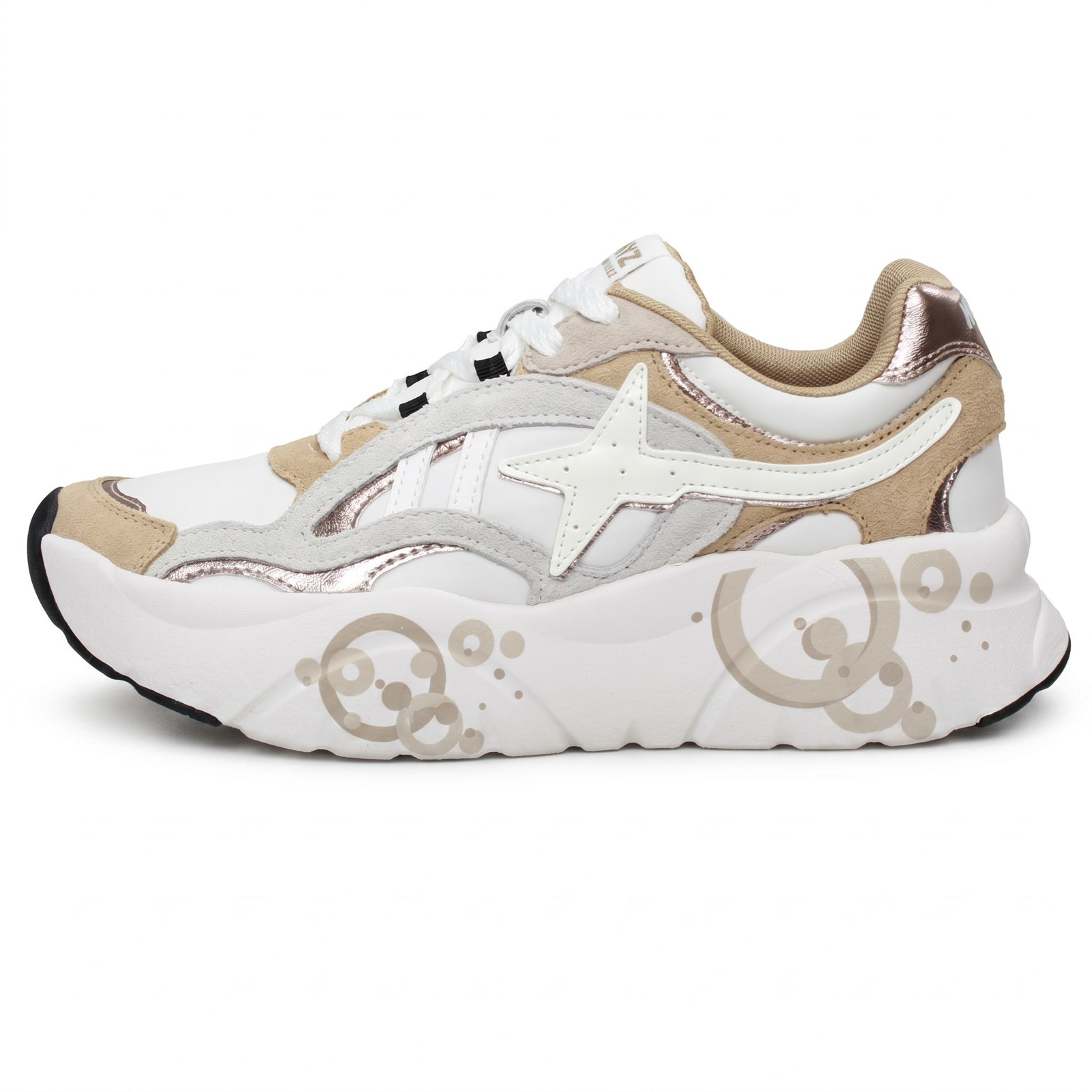 W6YZ Ida - Sneakers à plateforme en daim Femme sable Photo 4