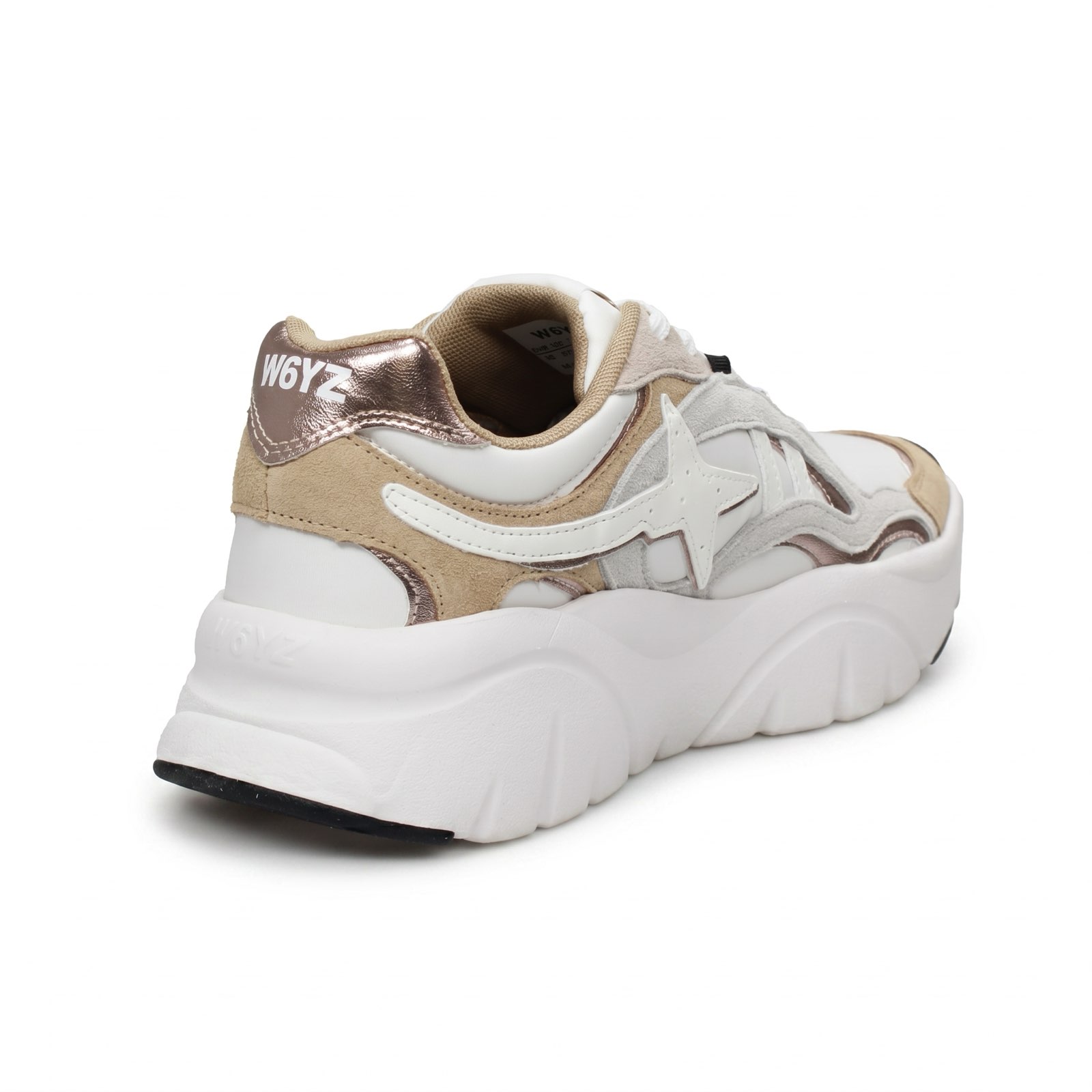 W6YZ Ida - Sneakers à plateforme en daim Femme sable Photo 6