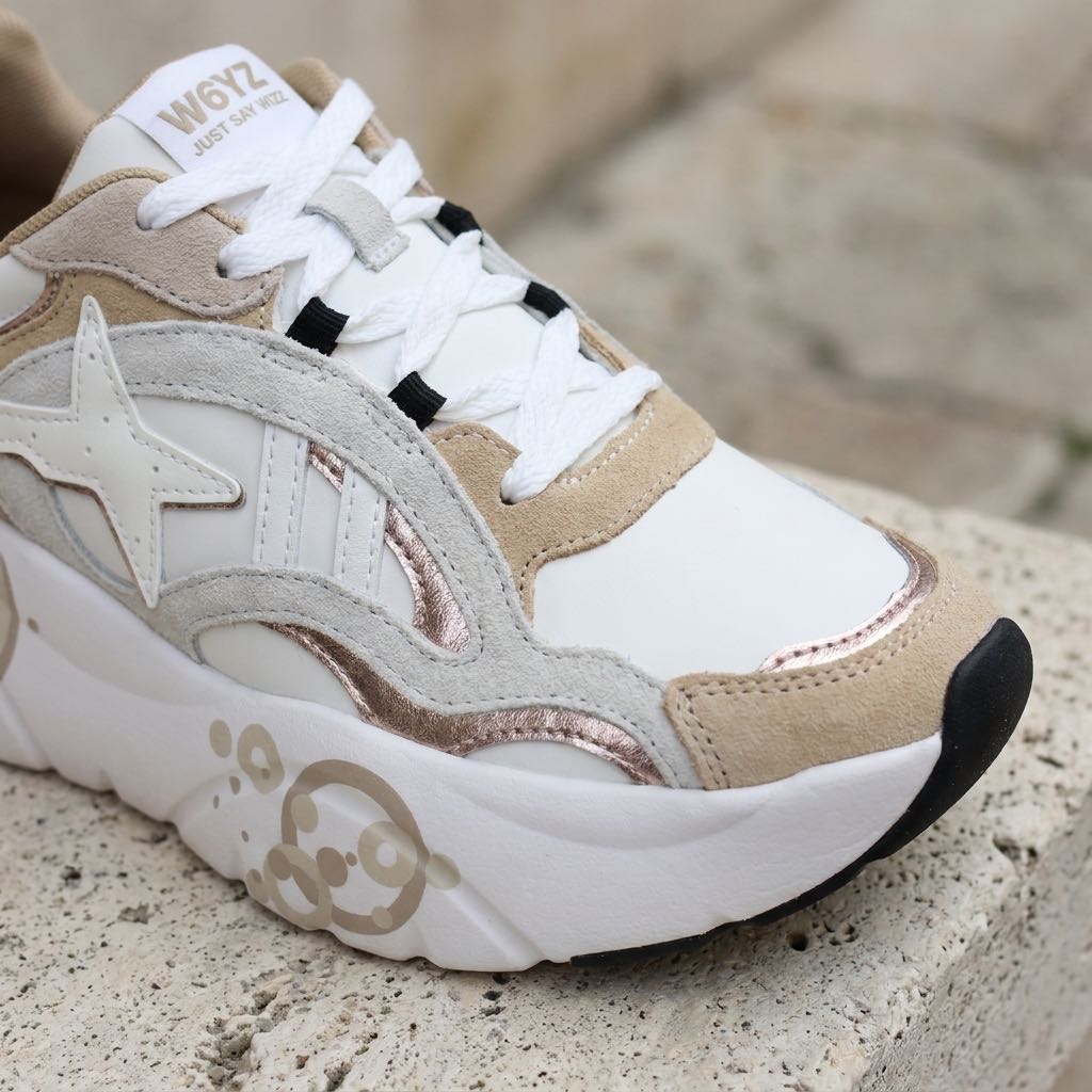 W6YZ Ida - Sneakers à plateforme en daim Femme sable Photo 5