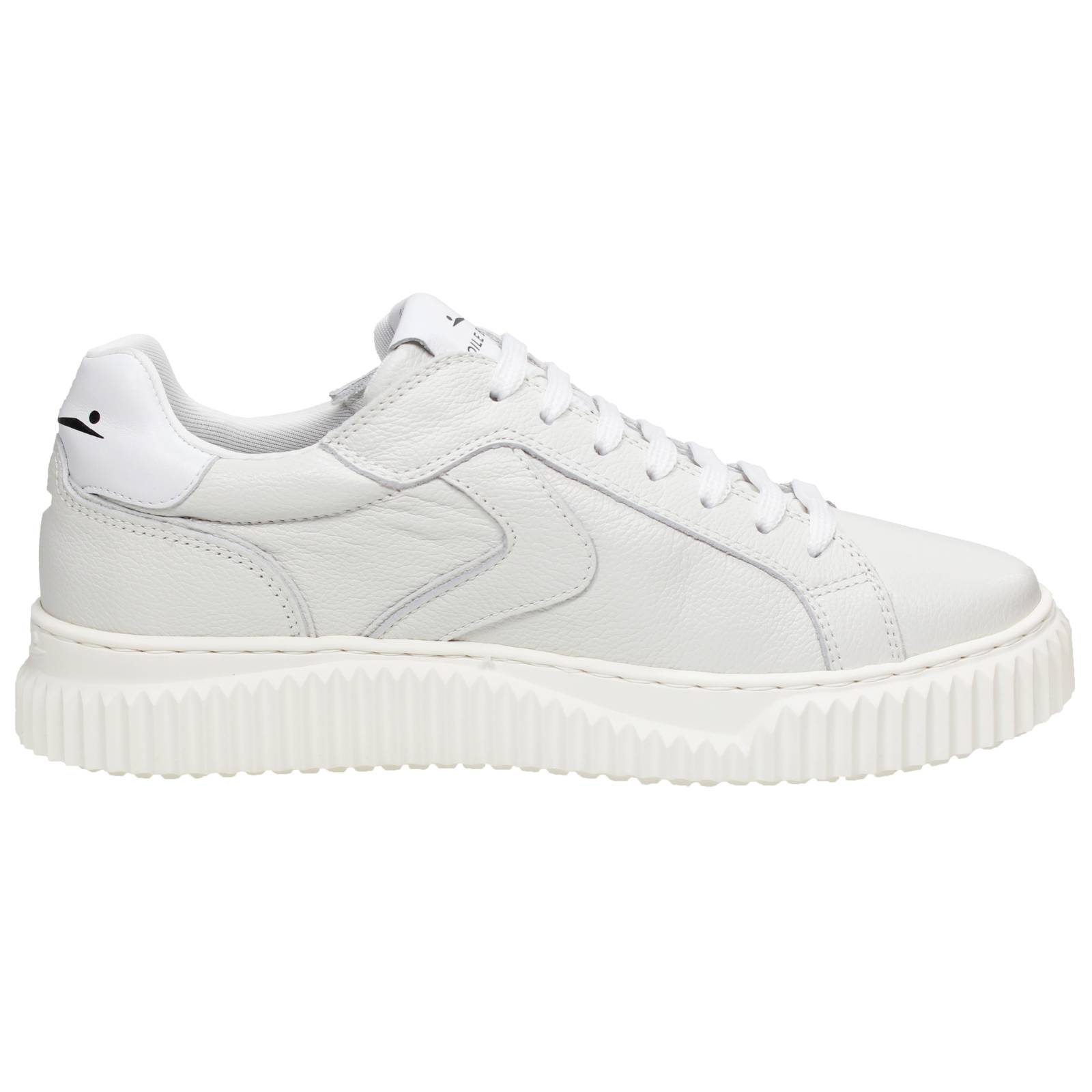 VOILE BLANCHE Lipari - Sneakers platform in Pelle Donna bianco Foto 3