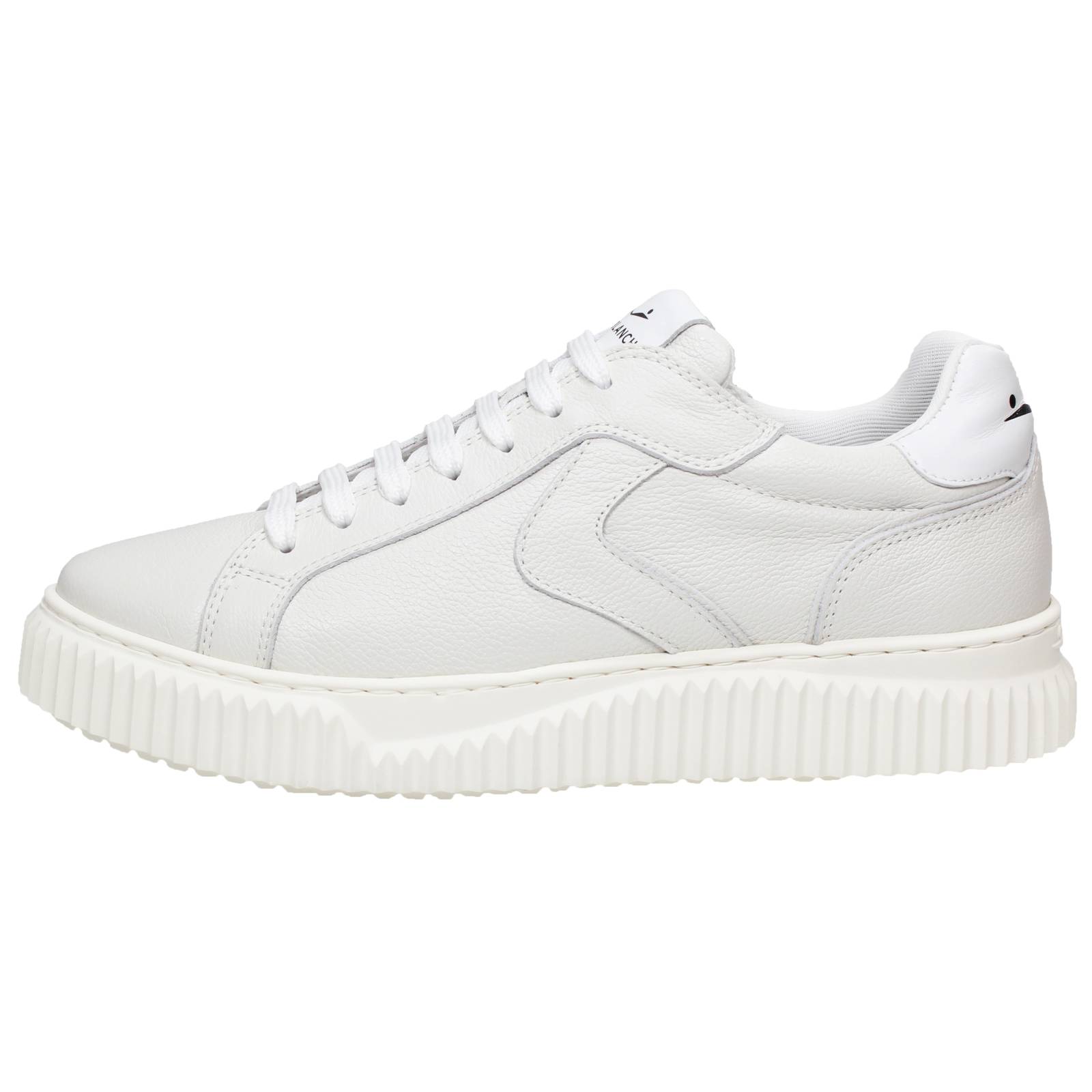 VOILE BLANCHE Lipari - Sneakers platform in Pelle Donna bianco Foto 4