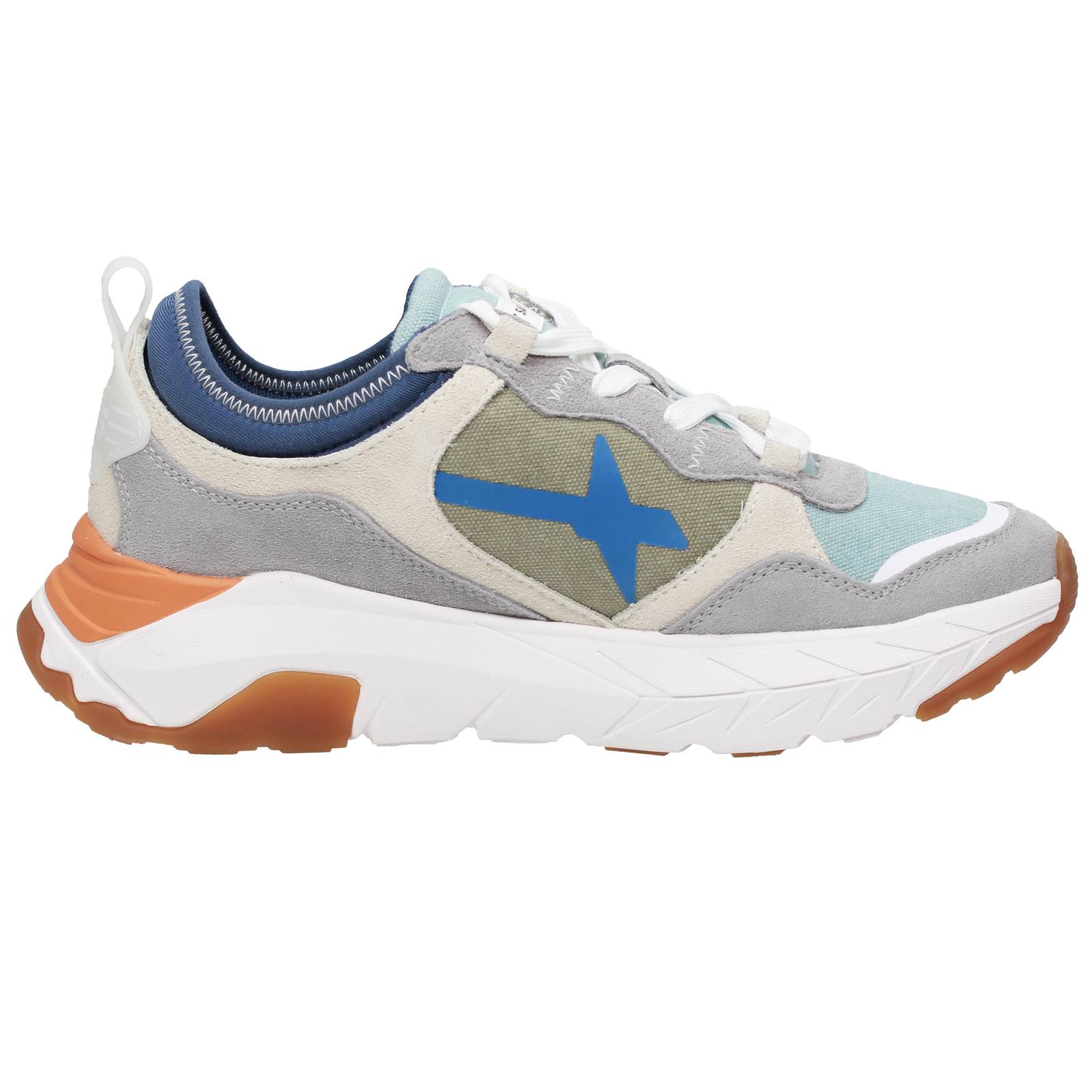 W6YZ Wizz Next - Sneakers in Suede e tessuto Uomo grigio Foto 2