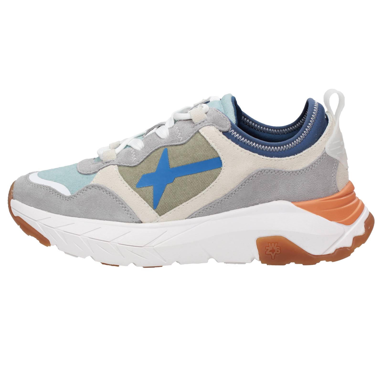 W6YZ Wizz Next - Sneakers in Suede e tessuto Uomo grigio Foto 3