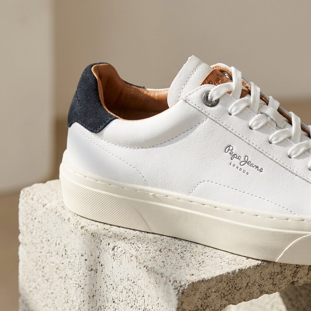 PEPE JEANS Yogi Original 23 - Sneakers basses Homme blanc Photo 5