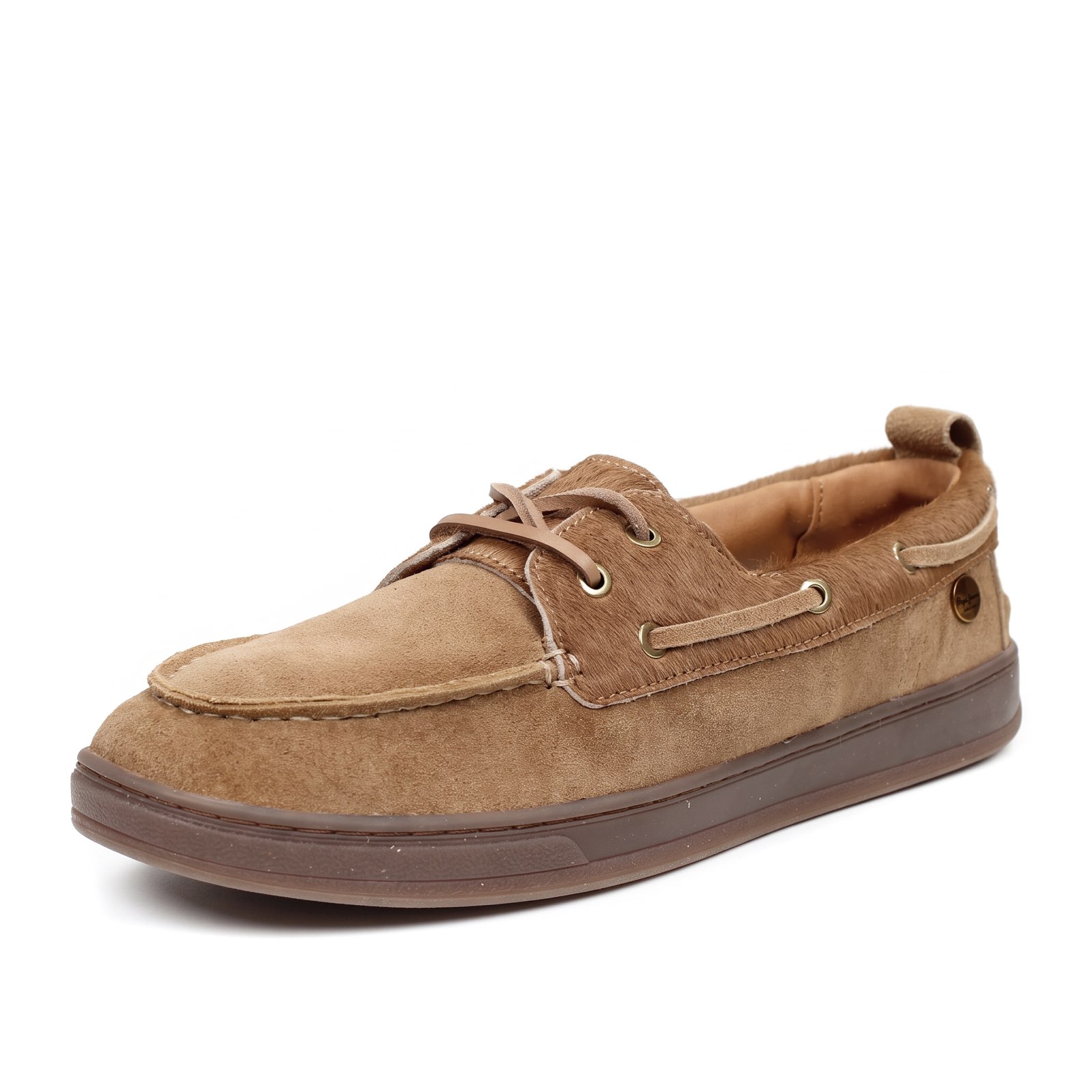 PEPE JEANS Ball Wild - Mocassins en daim Femme marron