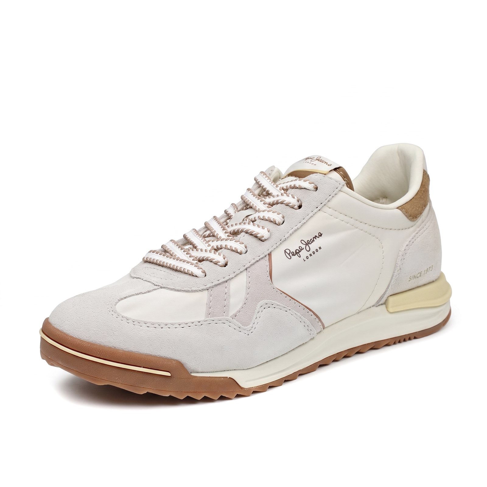 PEPE JEANS Marvin Light - Sneakers basses en daim Femme beige