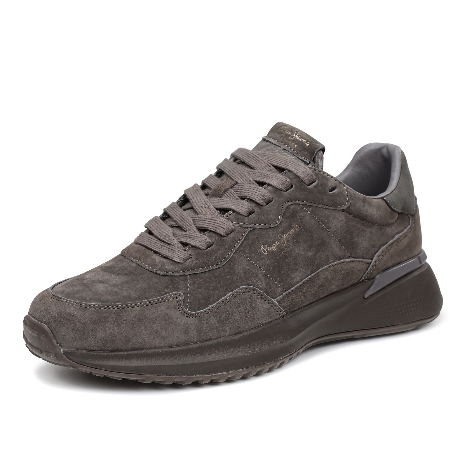 PEPE JEANS Bampton Suede - Suede Sneakers Man grey