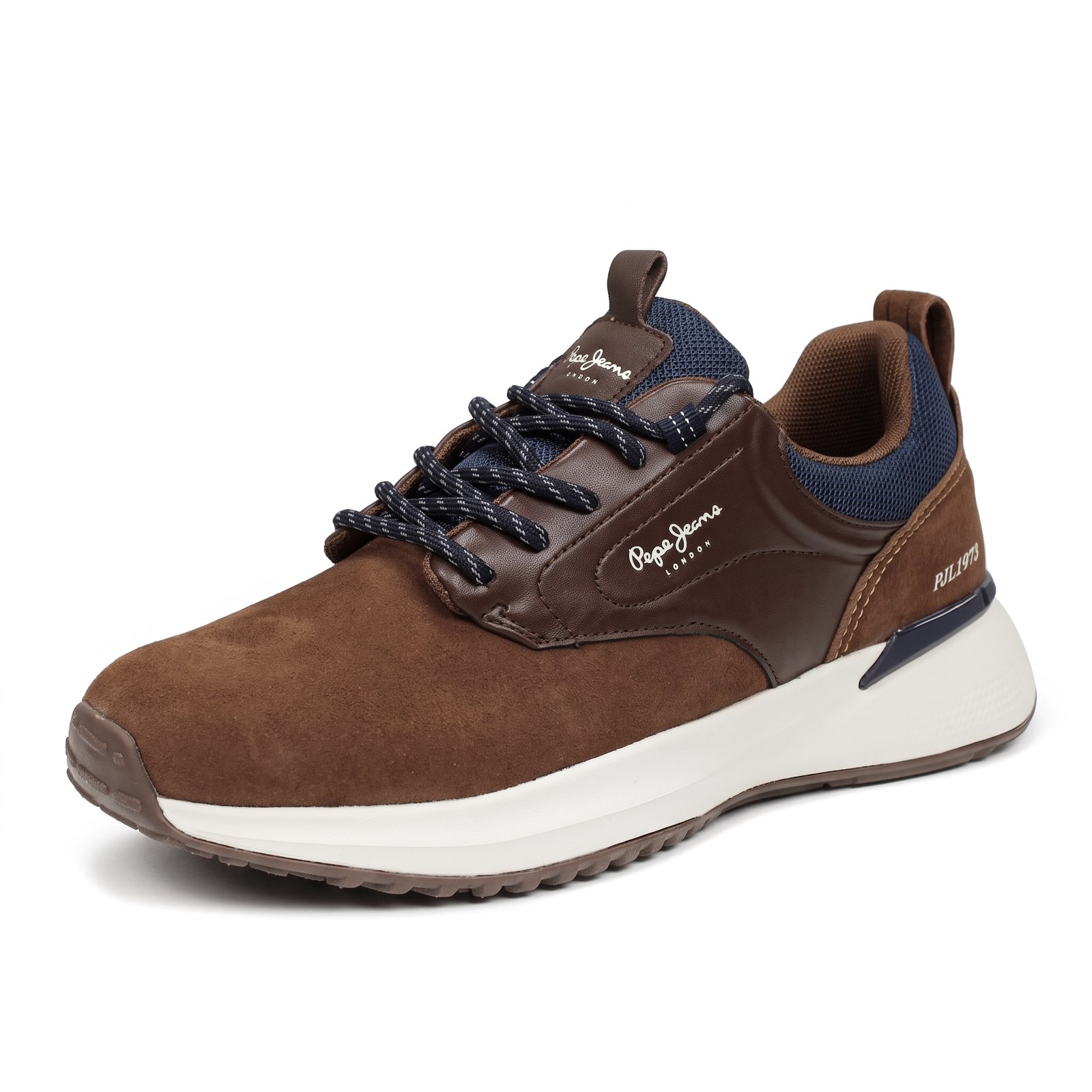 PEPE JEANS Bampton Urban - Leather Sneakers Man brown