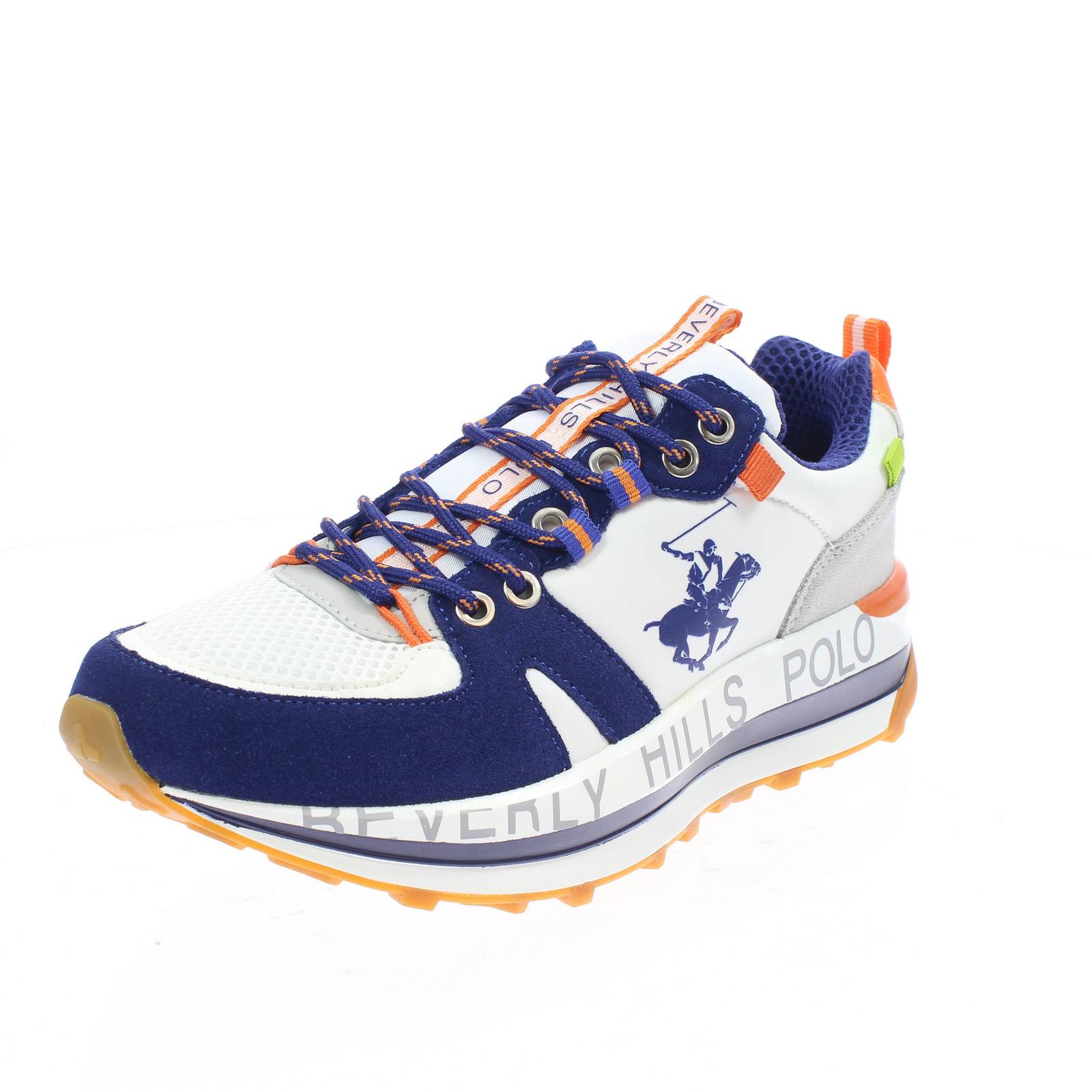 Кроссовки Beverly Hills из пены с эффектом памяти Con Suola Rialzata Blu - Кроссовки Uomo Scarpe