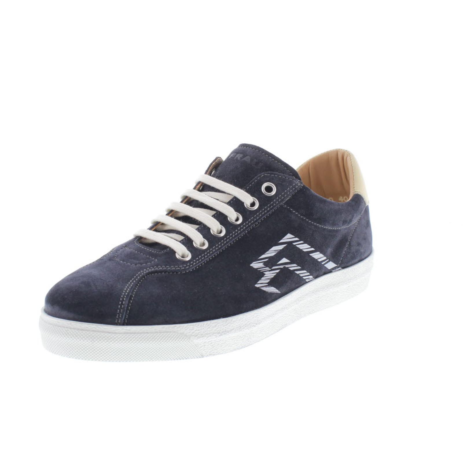 Кроссовки Frau Amalfi Gozero из замши синего цвета - Элегантные кроссовки Uomo Scarpe