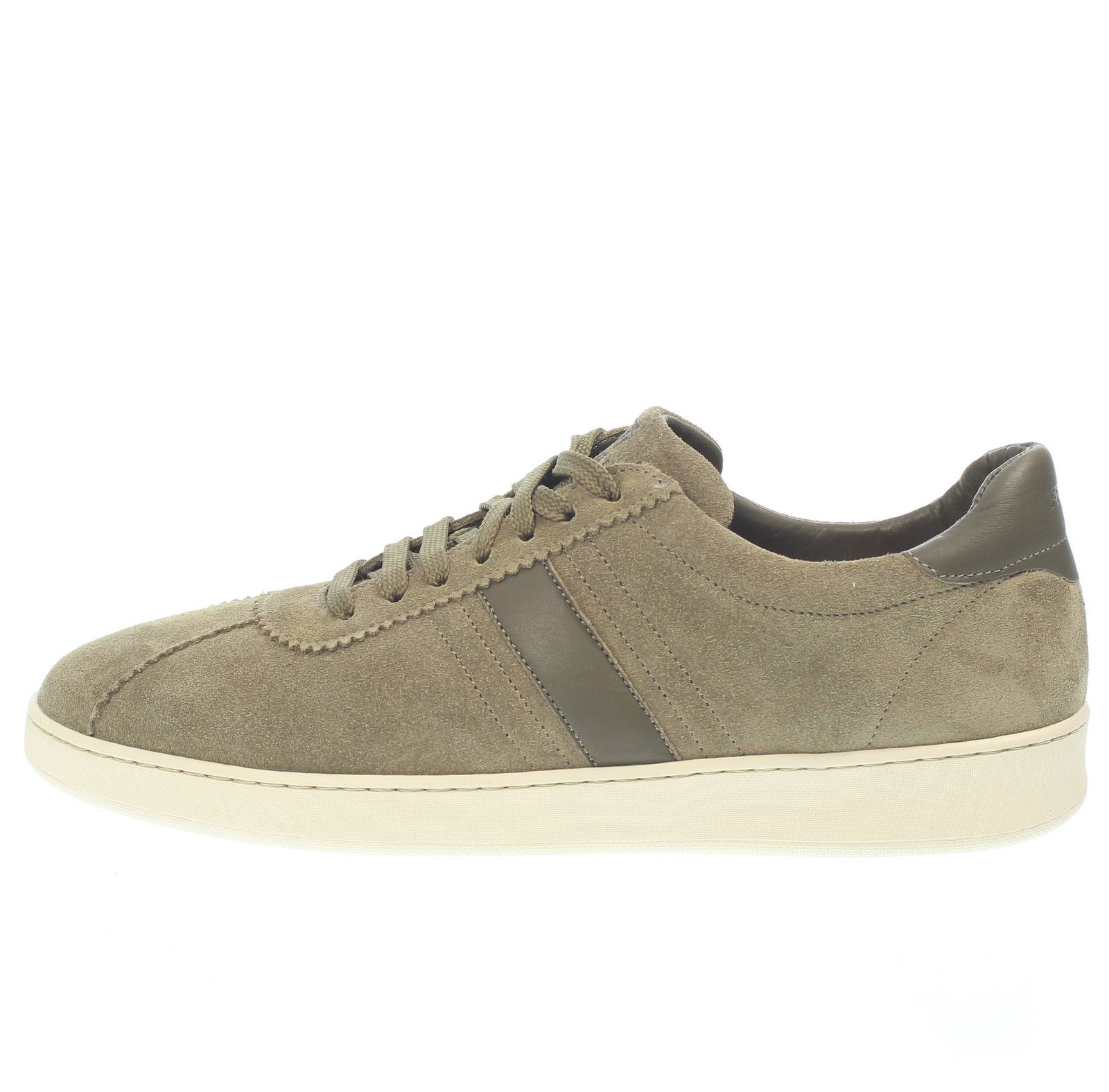FRAU Sneakers basses en daim Homme vert Photo 3