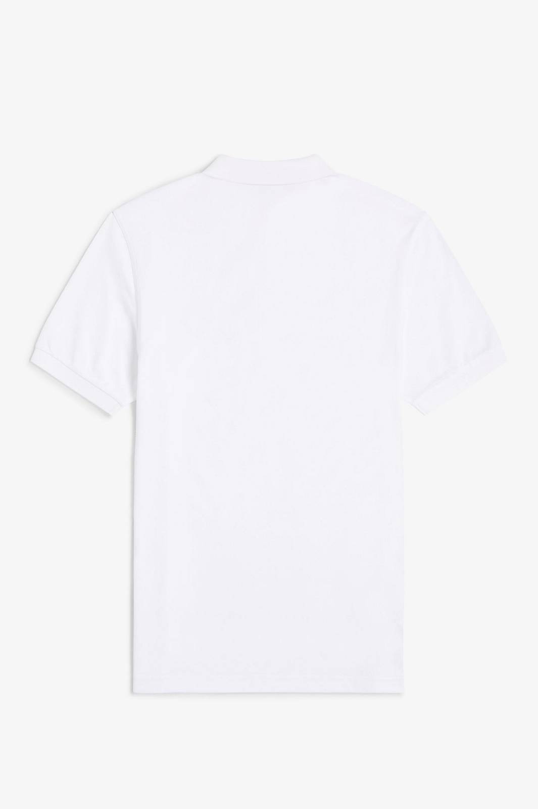 FRED PERRY Pique Short Sleeve Polo Man white Photo 2