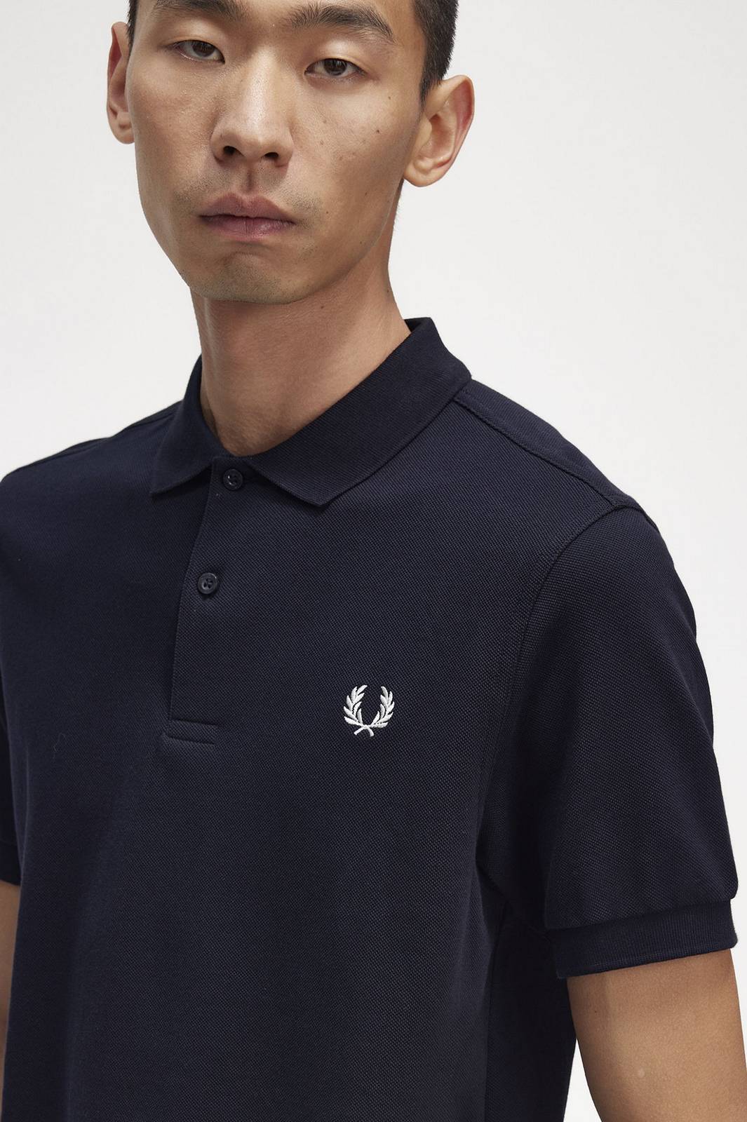 FRED PERRY Pique Short Sleeve Polo Man blue Photo 4