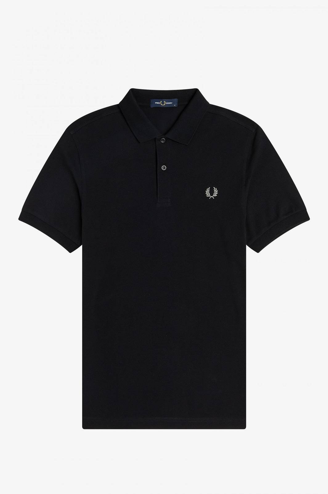 FRED PERRY Pique Short Sleeve Polo Man black