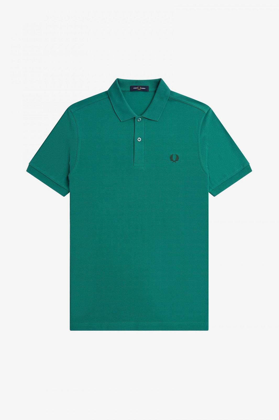FRED PERRY Pique Short Sleeve Polo Man green