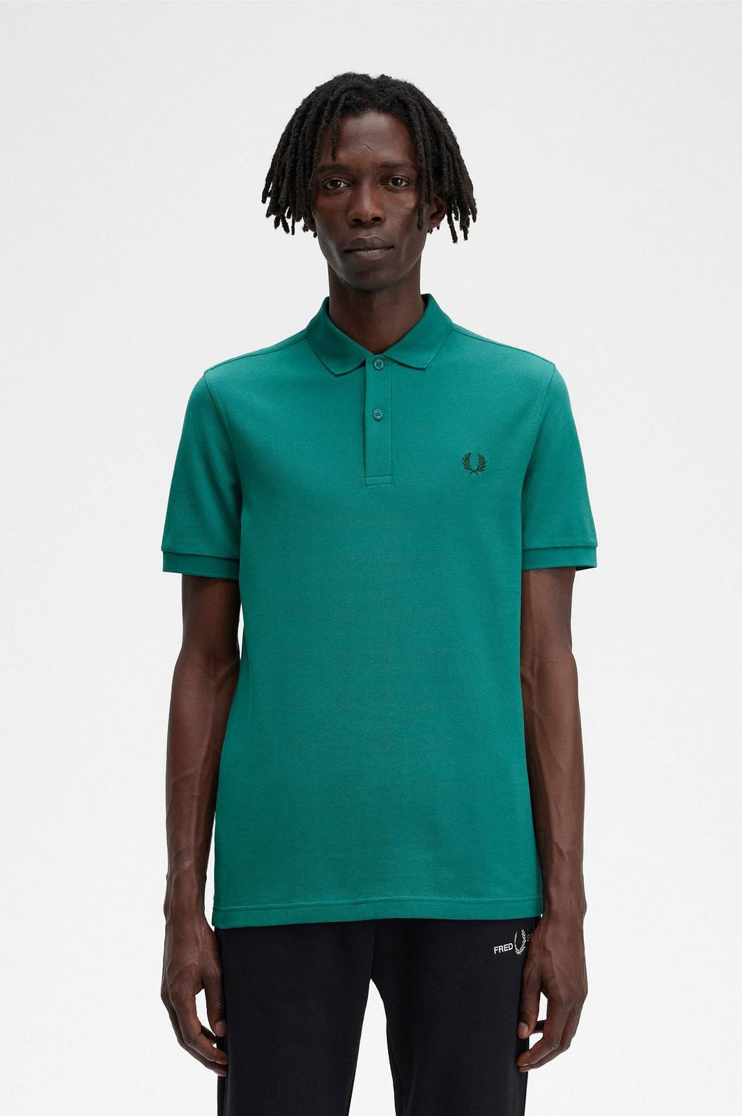 FRED PERRY Pique Short Sleeve Polo Man green Photo 2
