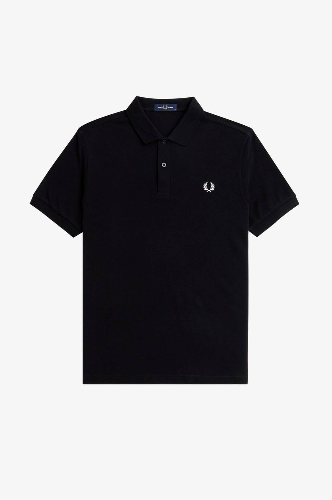 FRED PERRY Pique Short Sleeve Polo Man black
