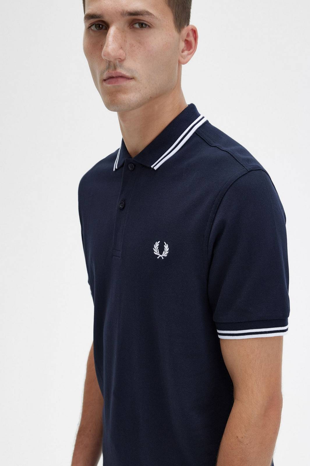FRED PERRY Slim Fit Short Sleeve Polo Man blue Photo 4