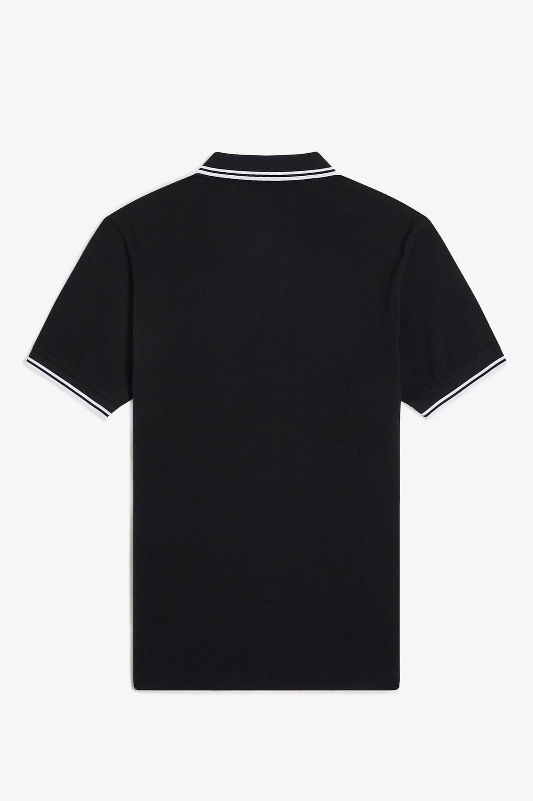 FRED PERRY Slim Fit Short Sleeve Polo Man black Photo 2