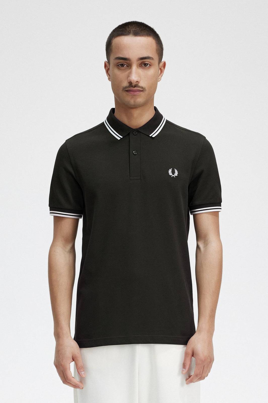 FRED PERRY Slim Fit Short Sleeve Polo Man green Photo 2