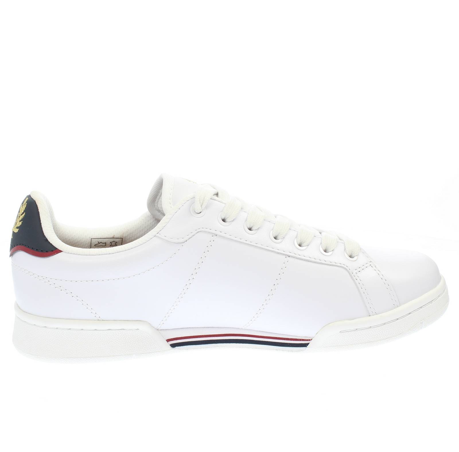 FRED PERRY Low Leather Sneakers Man white Photo 2