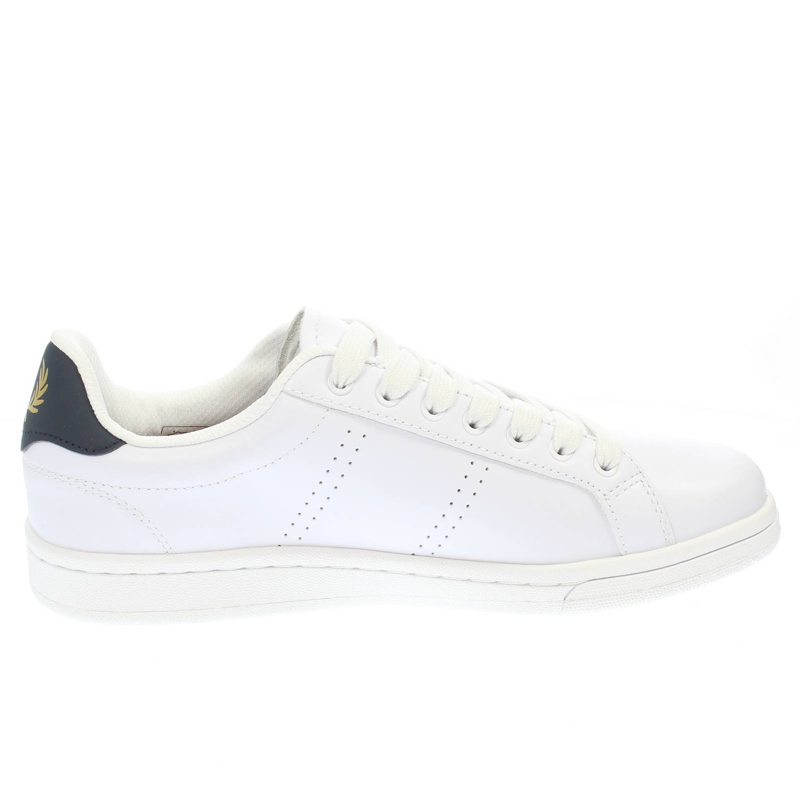 FRED PERRY Low Leather Sneakers Man white Photo 2