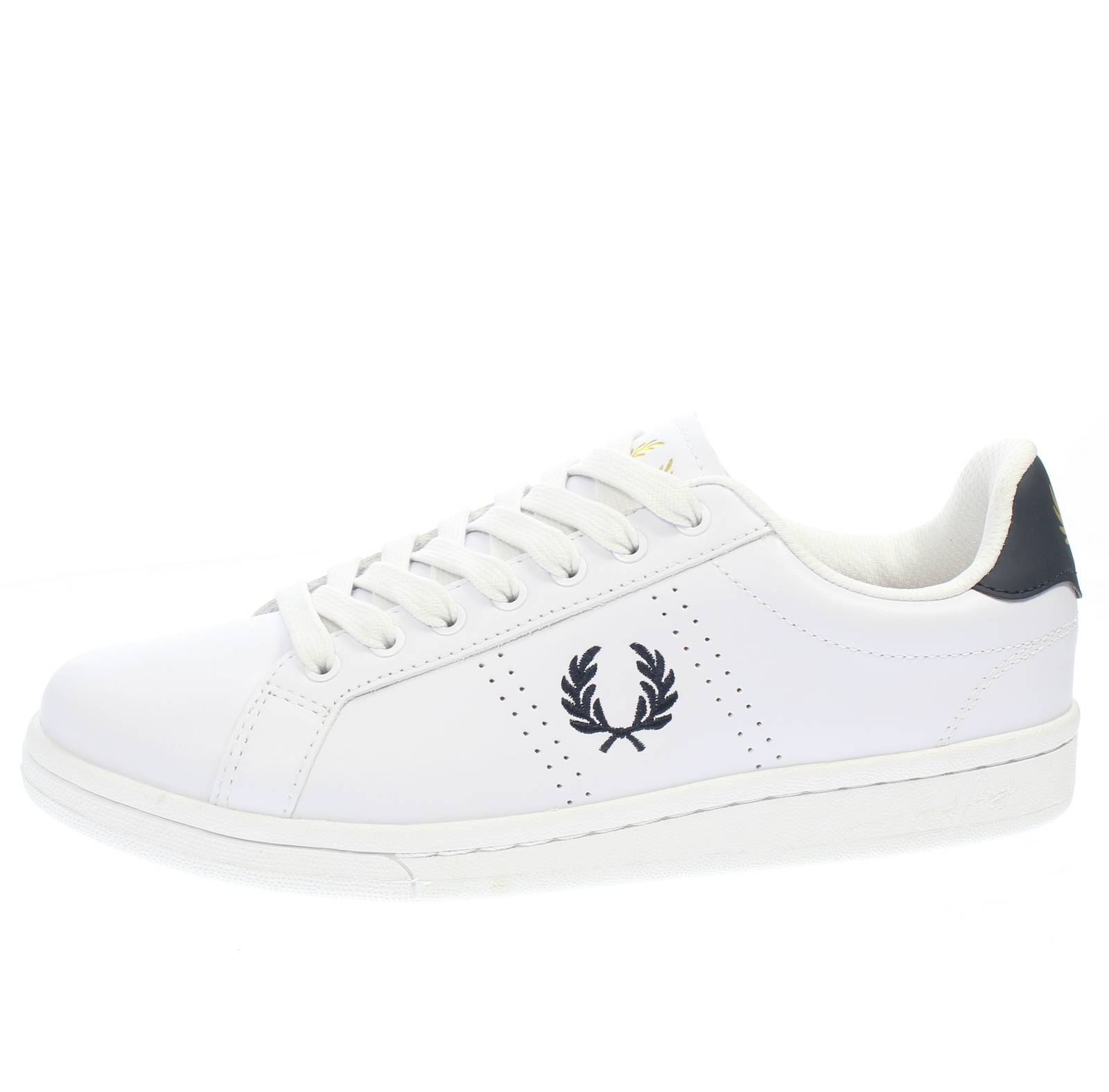 FRED PERRY Low Leather Sneakers Man white Photo 3