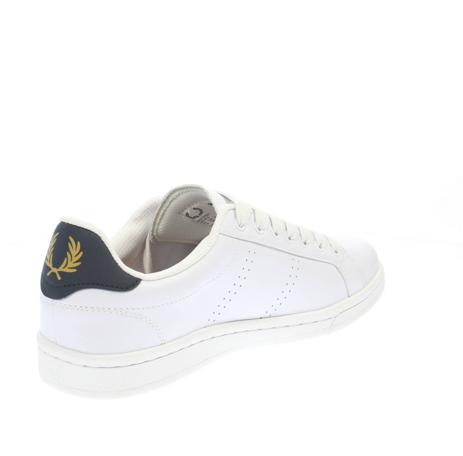 FRED PERRY Low Leather Sneakers Man white Photo 4
